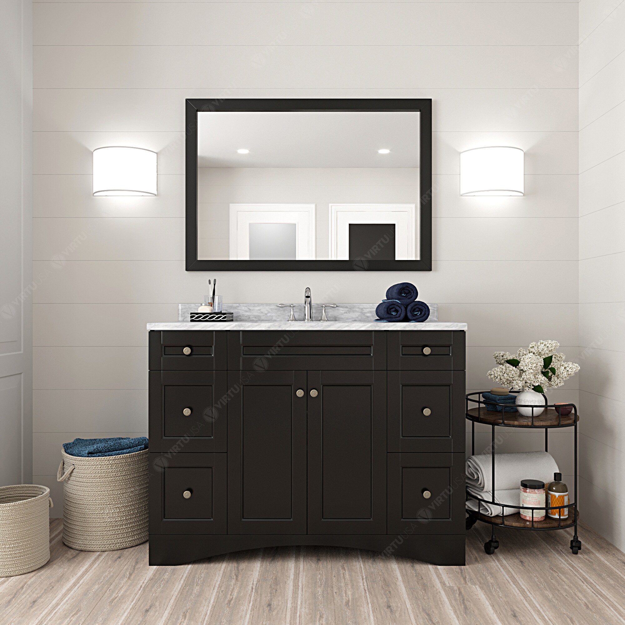 Virtu USA ES-32048-WMSQ-ES-NM Bath-Vanity-Combo - View #2