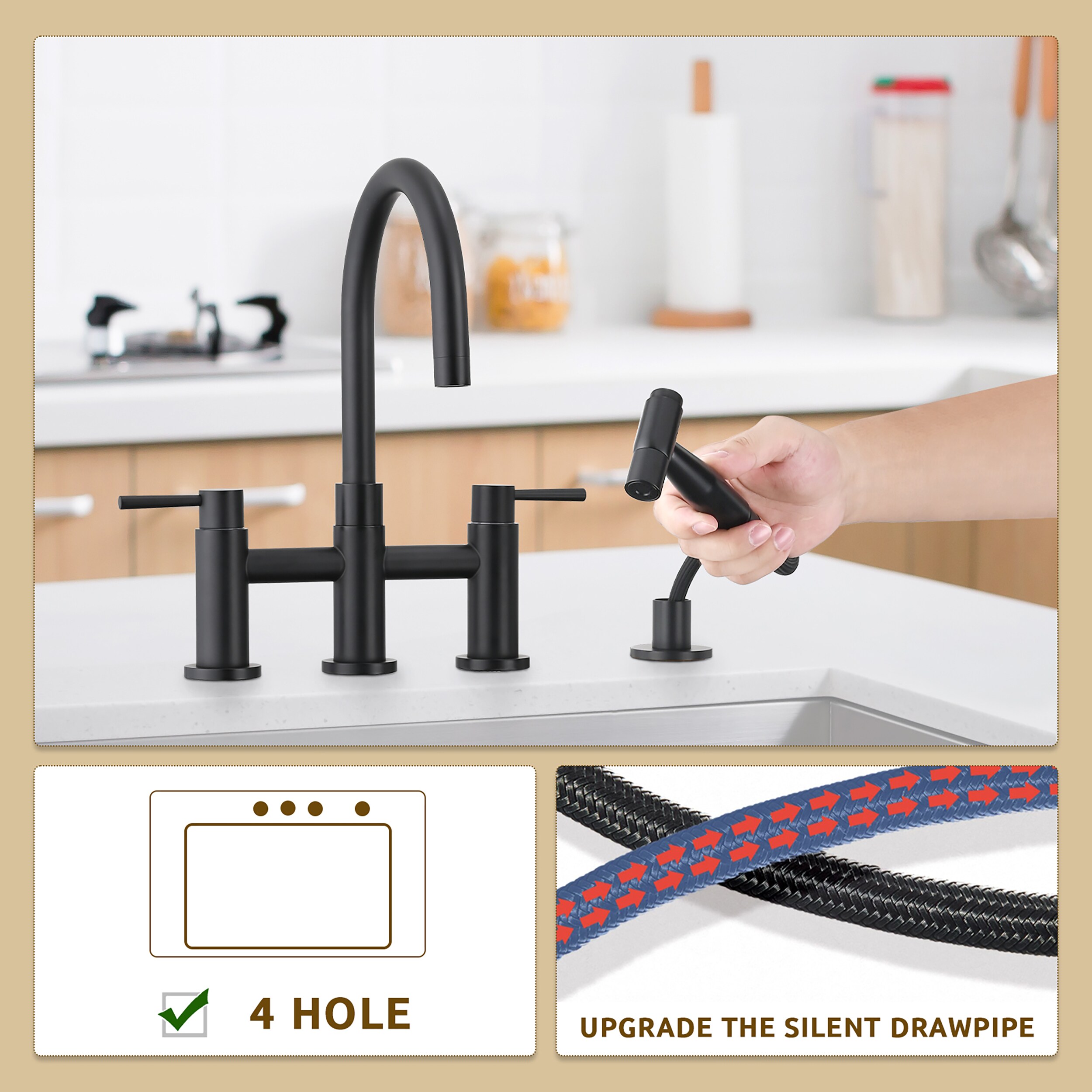 CASAINC CASA02GP14CP Kitchen-Faucets - View #10