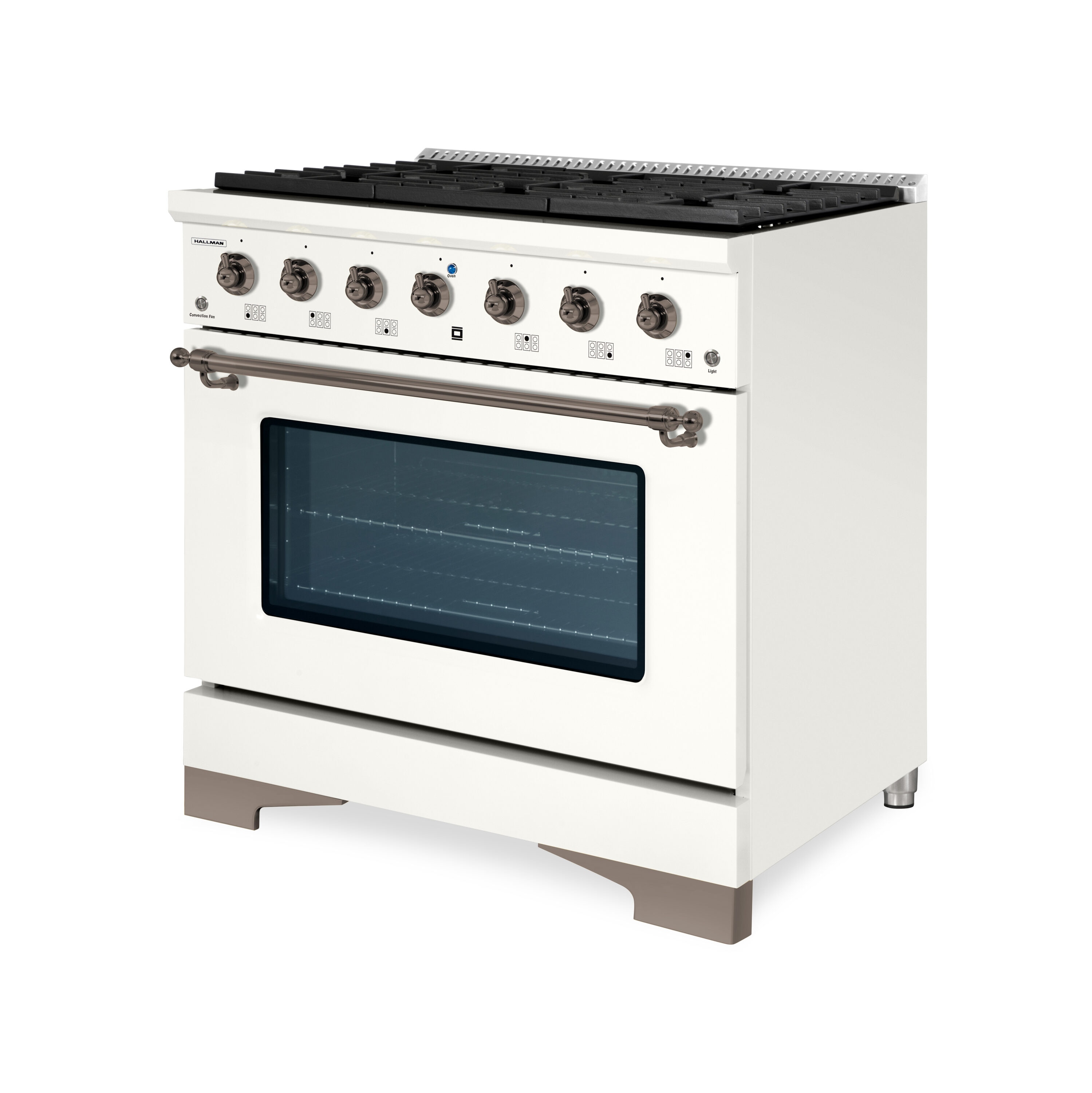 Hallman HCLRG36BZAW Freestanding-Gas-Ranges - View #2
