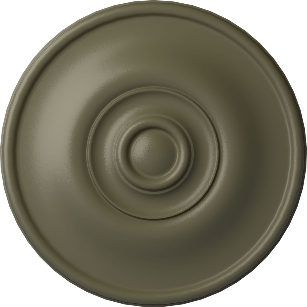 Ekena Millwork CM12JESSF Jefferson 11.75-in W x 11.75-in L Painted Spartan Stone Polyurethane Whole Ceiling Medallion