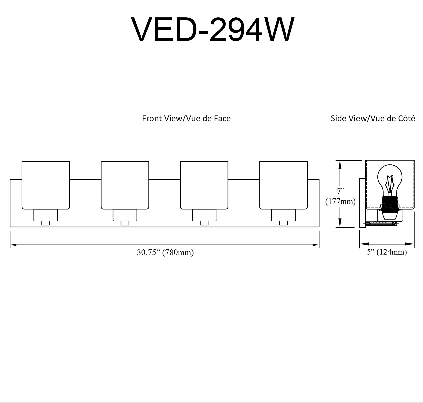 Dainolite VED-294W-MB-CLR b089995 - View #3