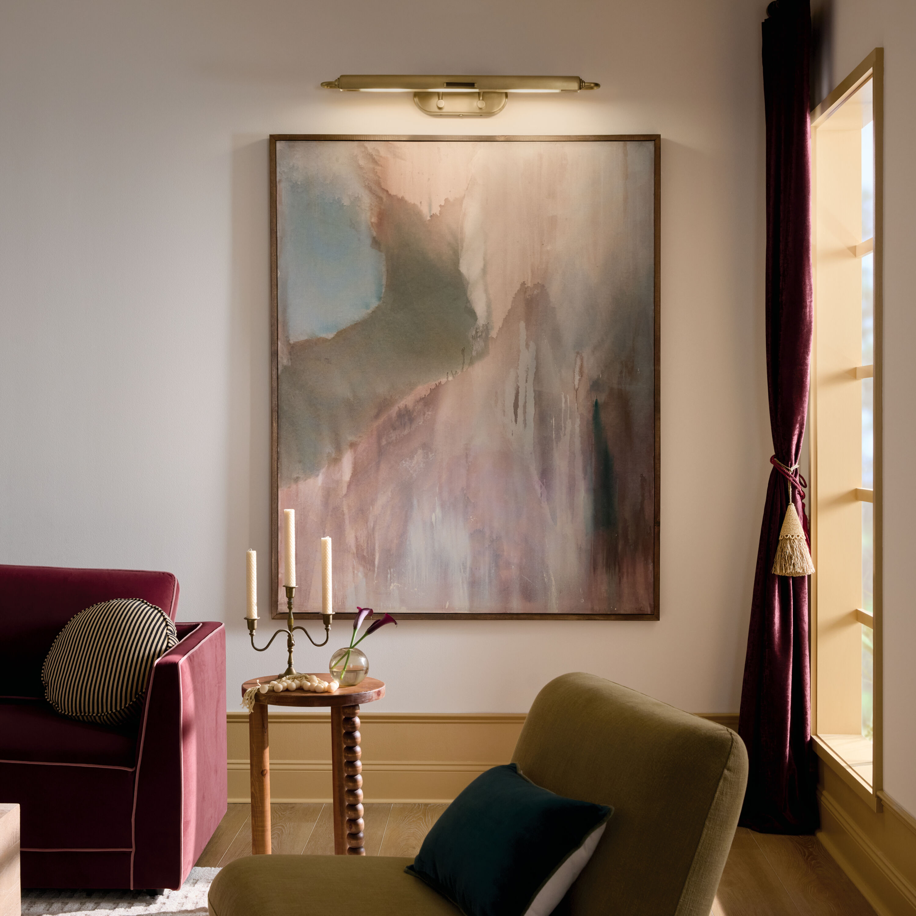 Kichler 52821LBR Picture-Lighting - View #8