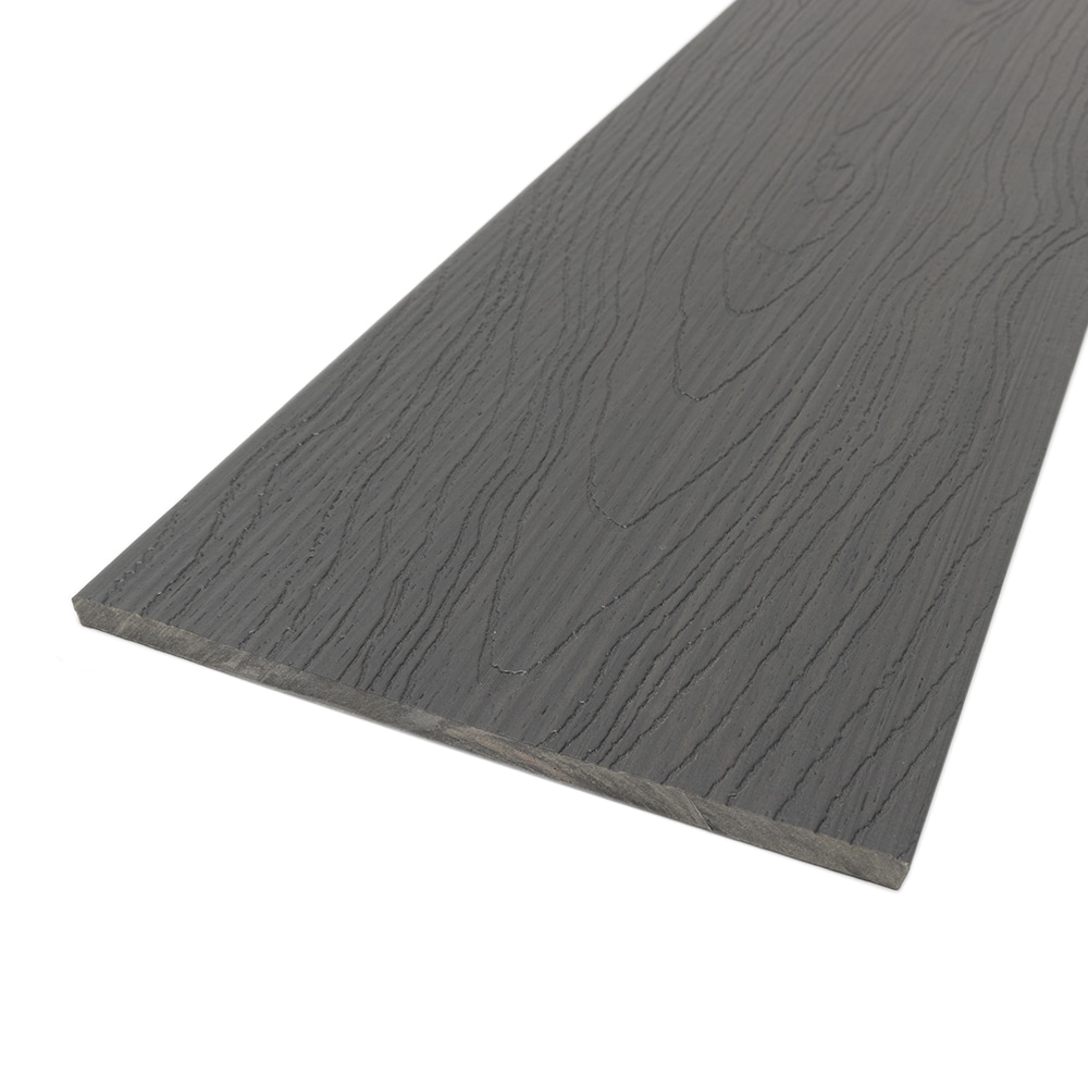 Deckorators 0.5-in x 11.25-in x 12-ft Composite Tidal Gray Fascia Deck ...