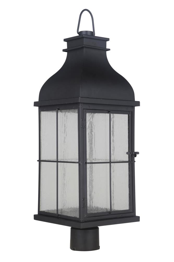 Craftmade ZA1825-MN-LED Vincent 26.75-Inches Midnight Traditional Outdoor Post light