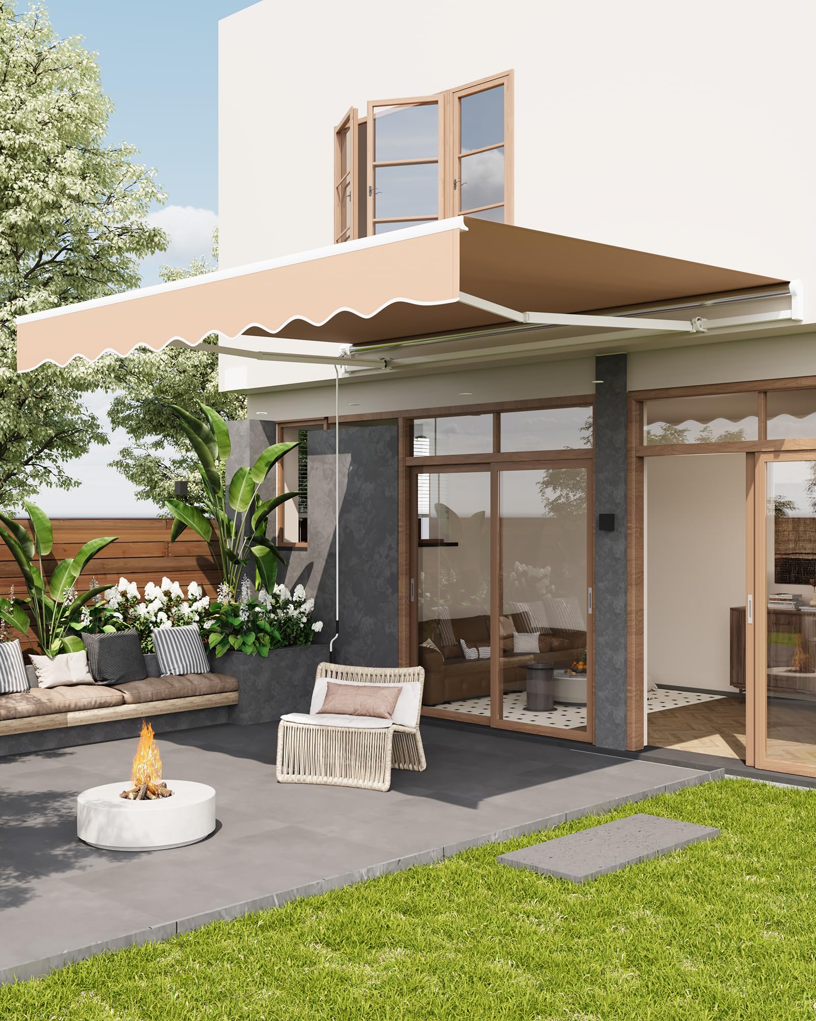 IdealHouse F404FAYE-QD78 Wood-Resin-Gazebos - View #2