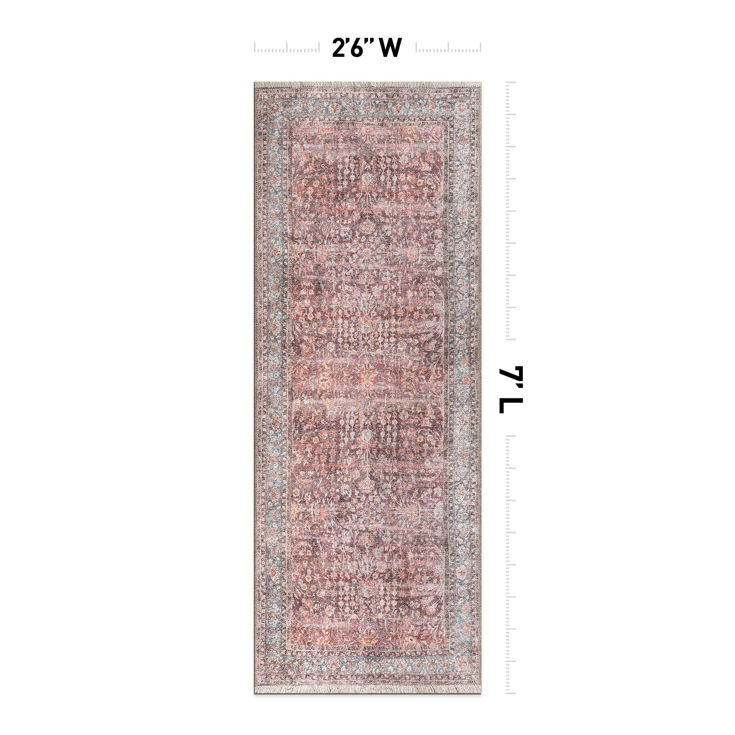 World Rug Gallery 6035MULTI2X7 rugs - View #6