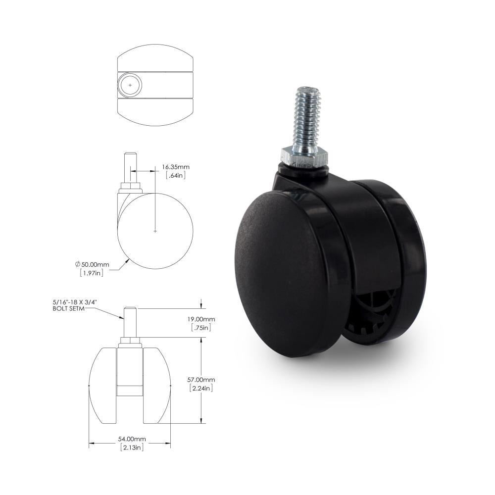 Outwater 3P1.14.00206 casters - View #2
