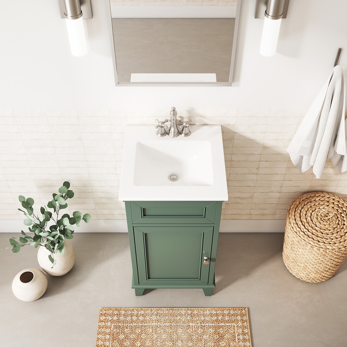 allen + roth LOWE18VPN Bath-Vanity-Combo - View #9