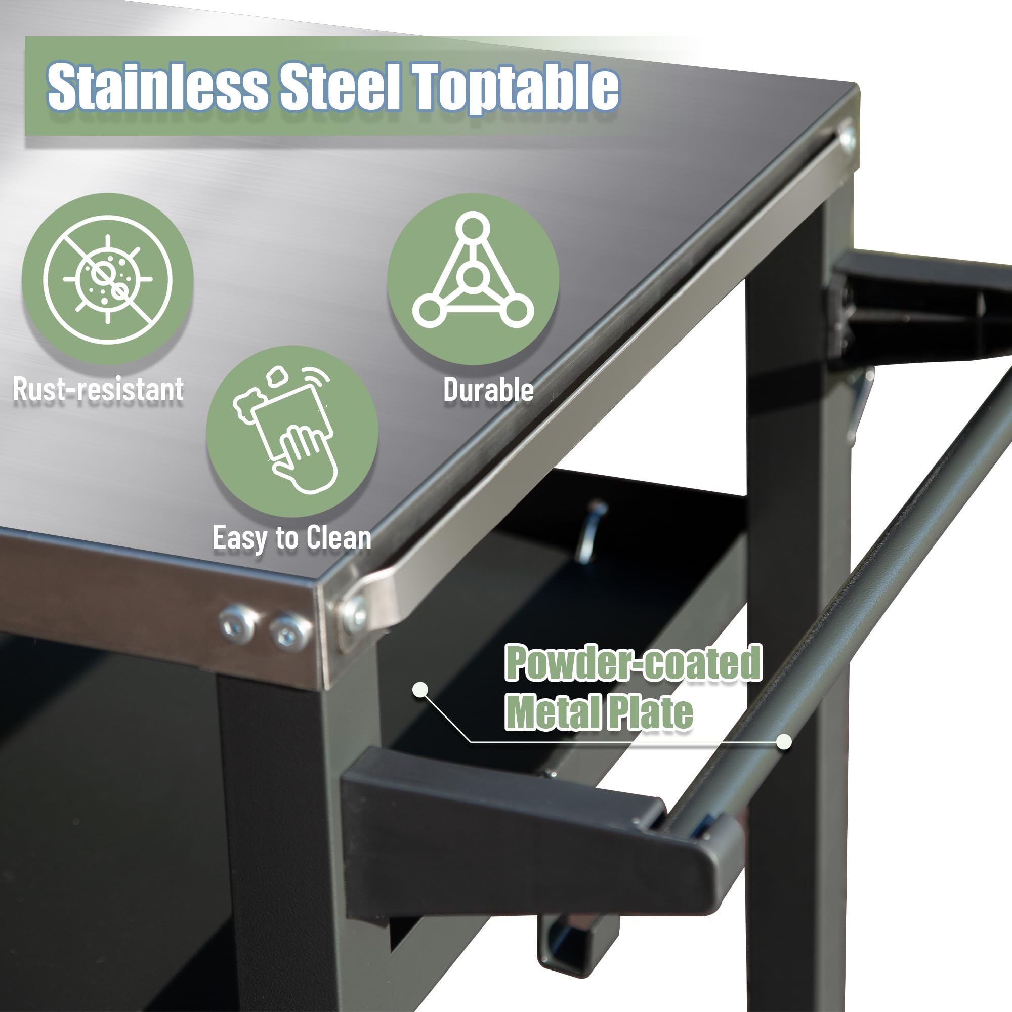 Siavonce XHP170285 Grill-Carts-Grill-Stands - View #6
