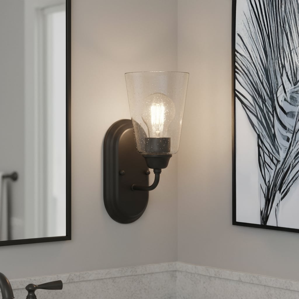 Designers Fountain Zane 5-in 1 Light Matte Black Modern/contemporary Bathroom Vanity light