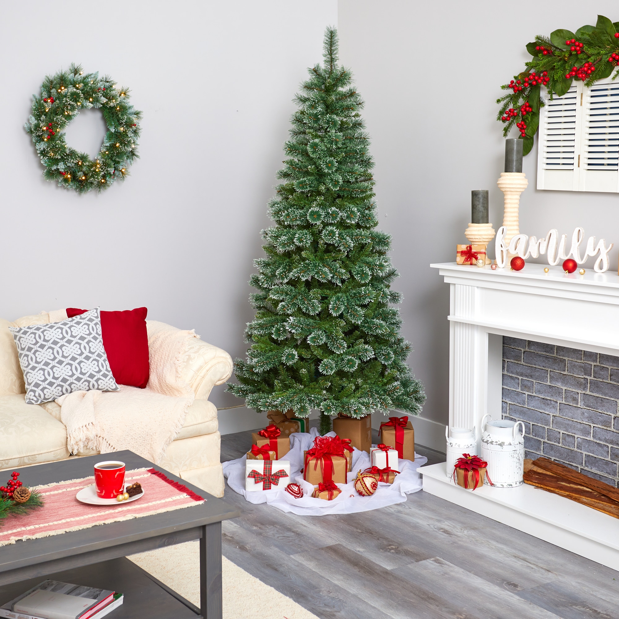 Nearly Natural T1636 Artificial-Christmas-Trees - View #8