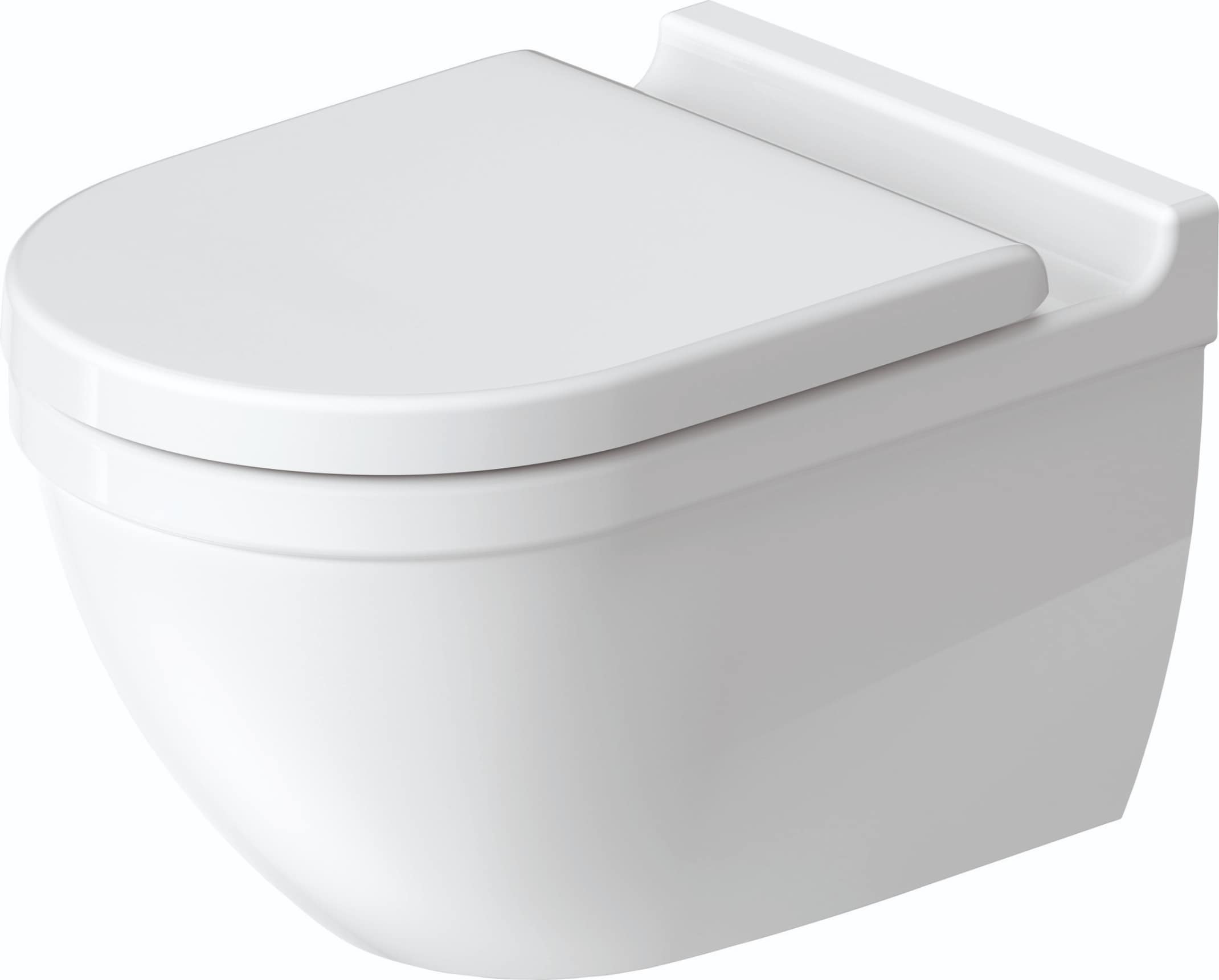 Surrey Zorg Symposium Duravit Starck 3 White Elongated Standard Height Toilet Bowl in the Toilet  Bowls department at Lowes.com