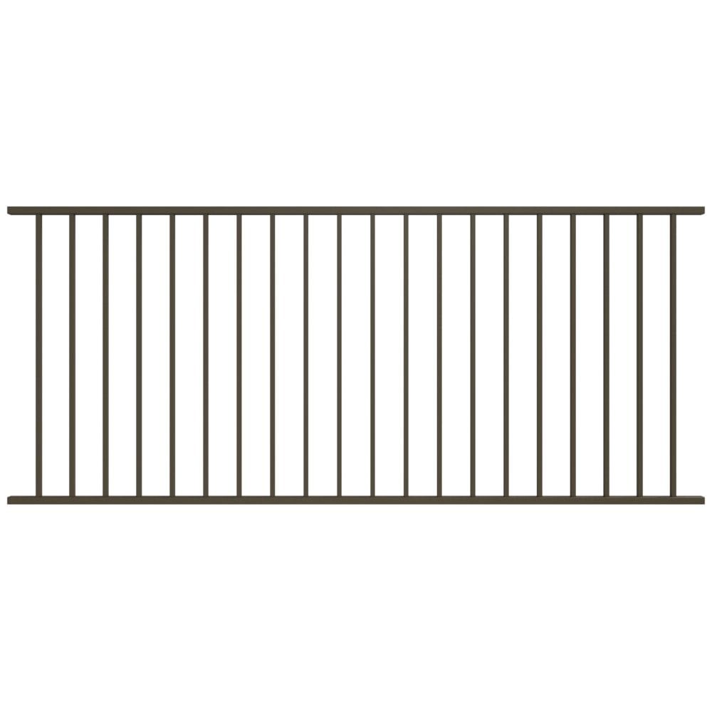Fortress Building Products 94-ft x 40-in Black Sand Metal Deck Rail Kit