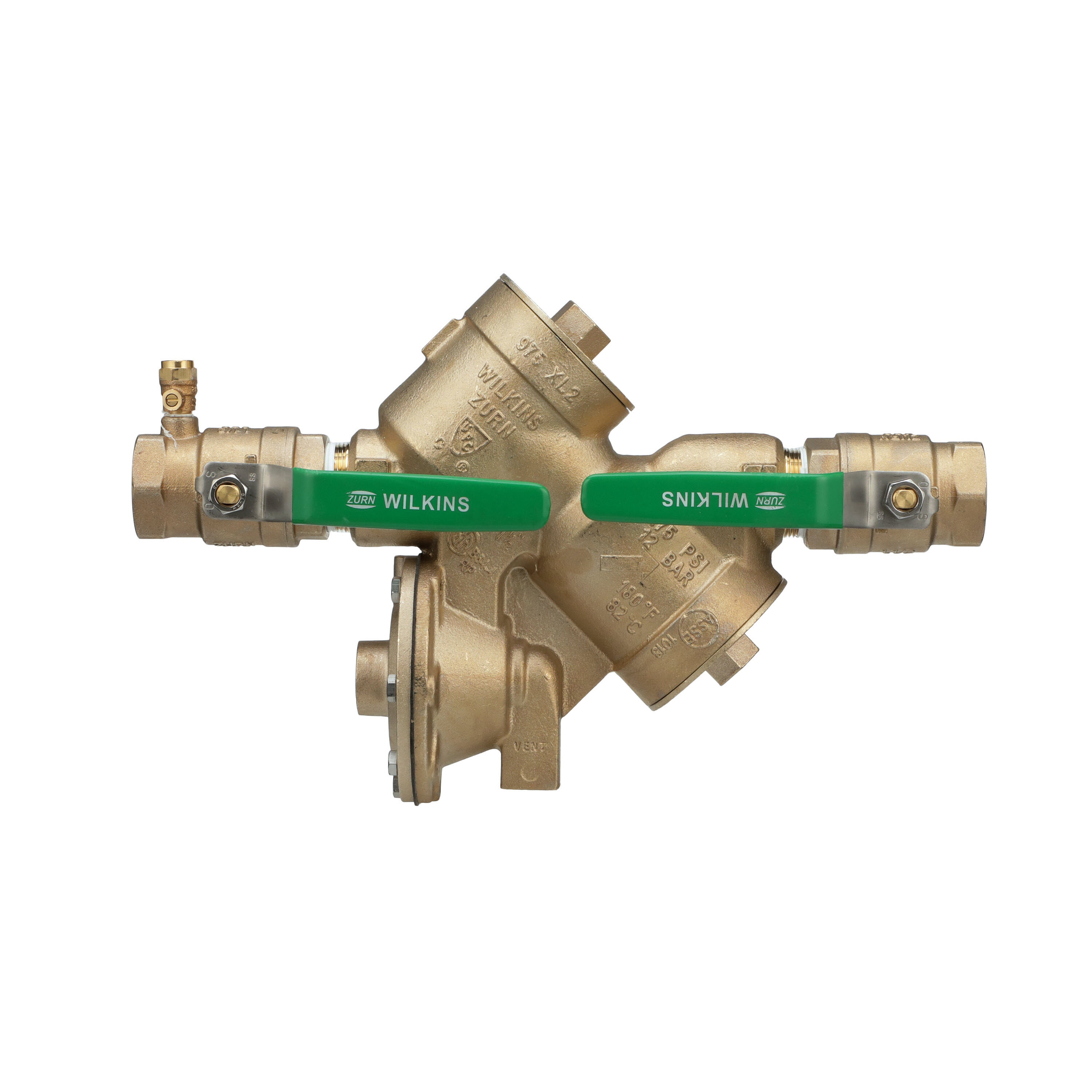 Zurn Wilkins 1-1/2-in Bronze FNPT Reduced Pressure Backflow Preventer ...