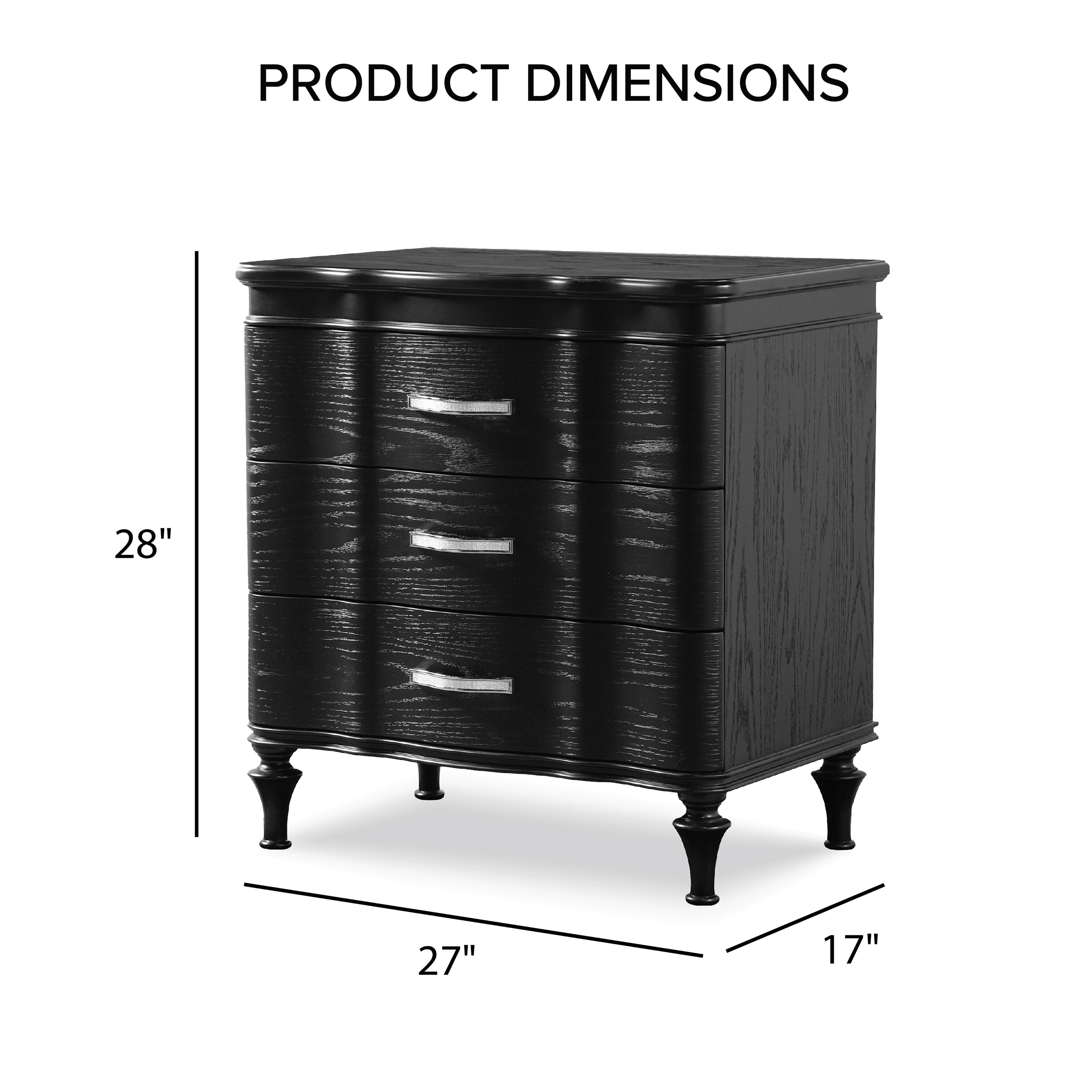 Furniture of America IDF-7416SV-N nightstands - View #3