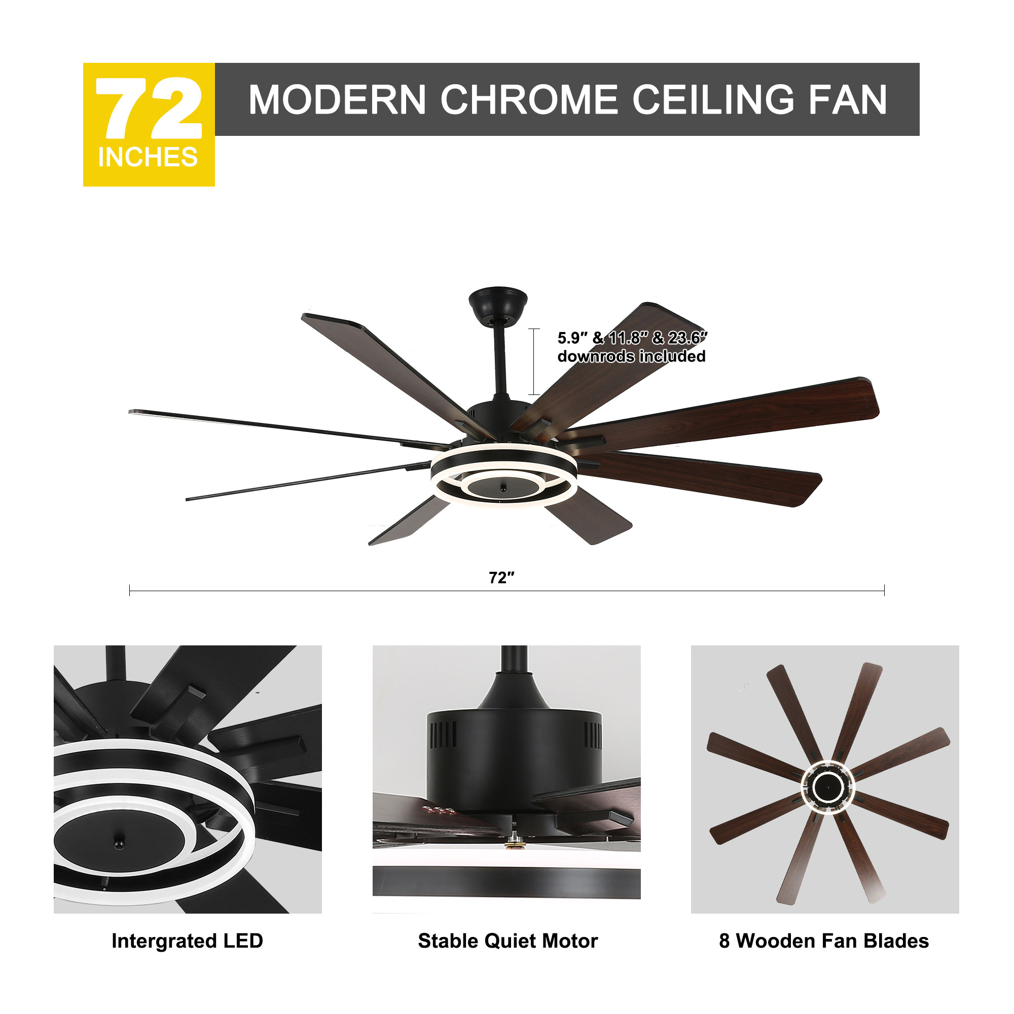 Oaks Decor DC7202-B Ceiling-Fans - View #15