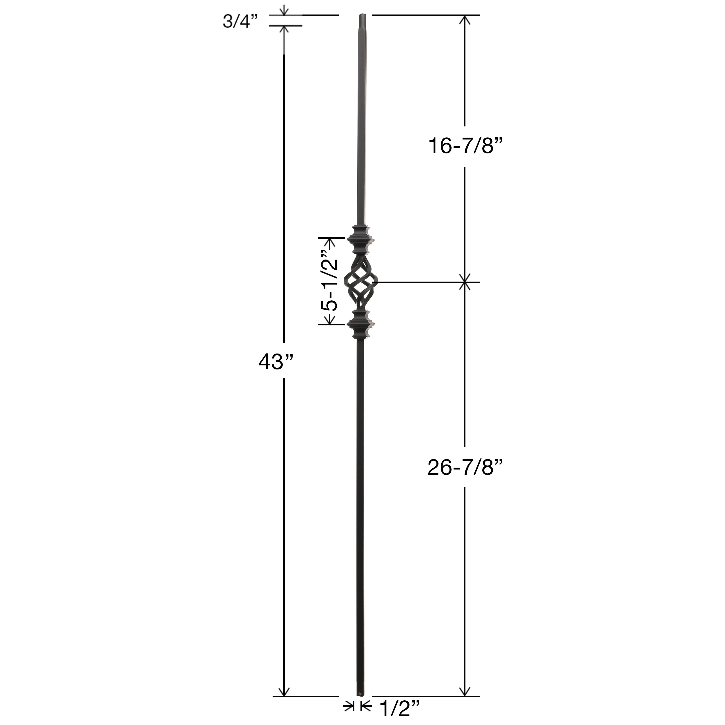 RELIABILT WGT62SB Interior-Stairpart-Balusters - View #5