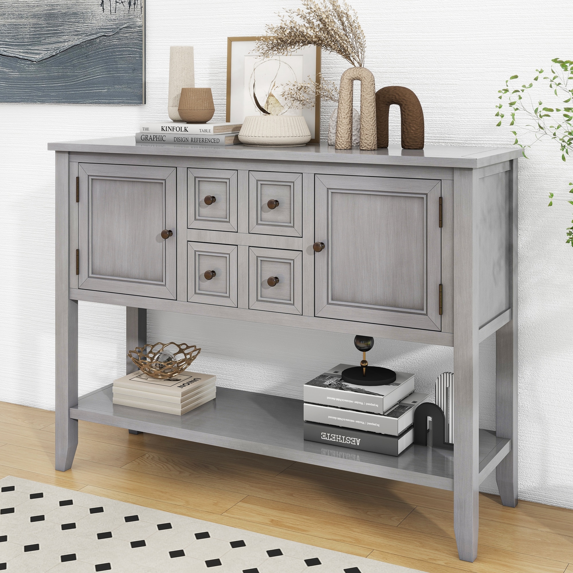 SINOFURN SYA330119GY Console-Sofa-Tables - View #6