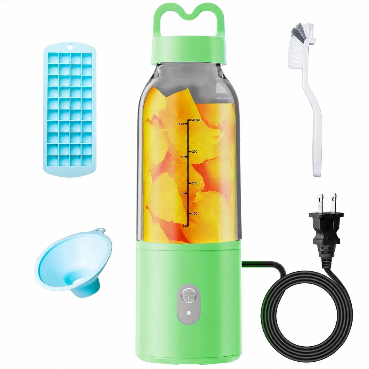 Aoibox LABASTDV  Portable 14OZ Juicer with 175W High Powered Motor for Smoothies Ice Blending and Juicing
