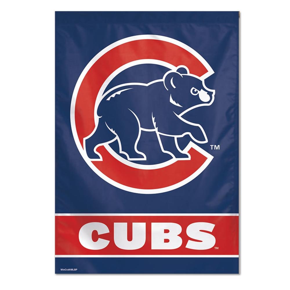 Officially Licensed MLB Chicago Cubs W Flag Rug