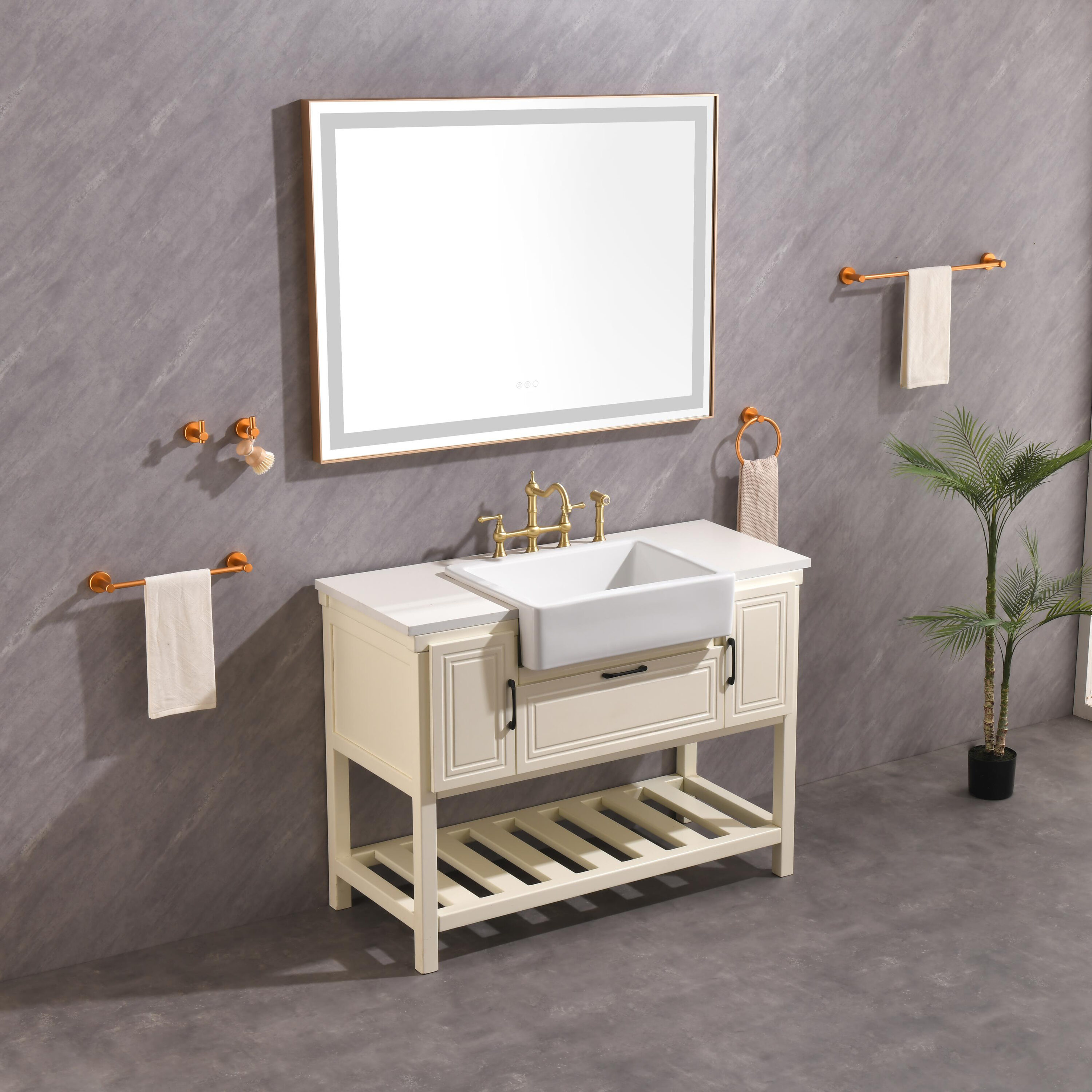 Bayfeve BF-77960-MIR Framed-Bath-Mirrors - View #6