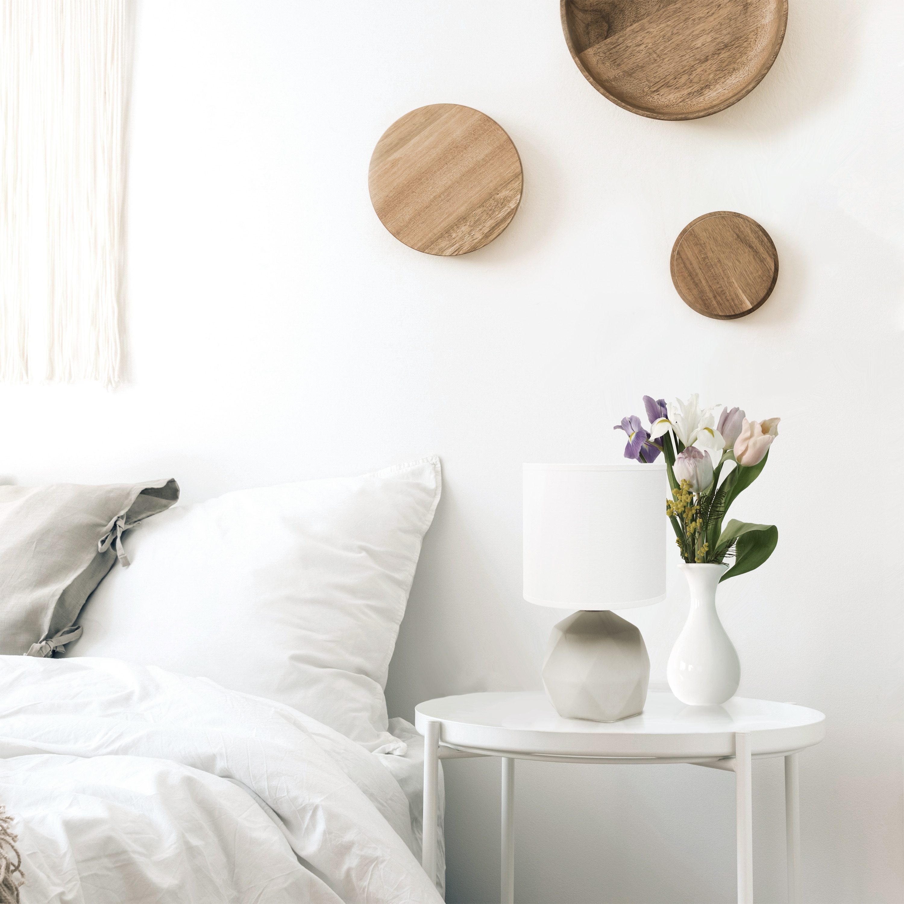 Simple Designs LT2060-WHT Table-Lamps - View #7