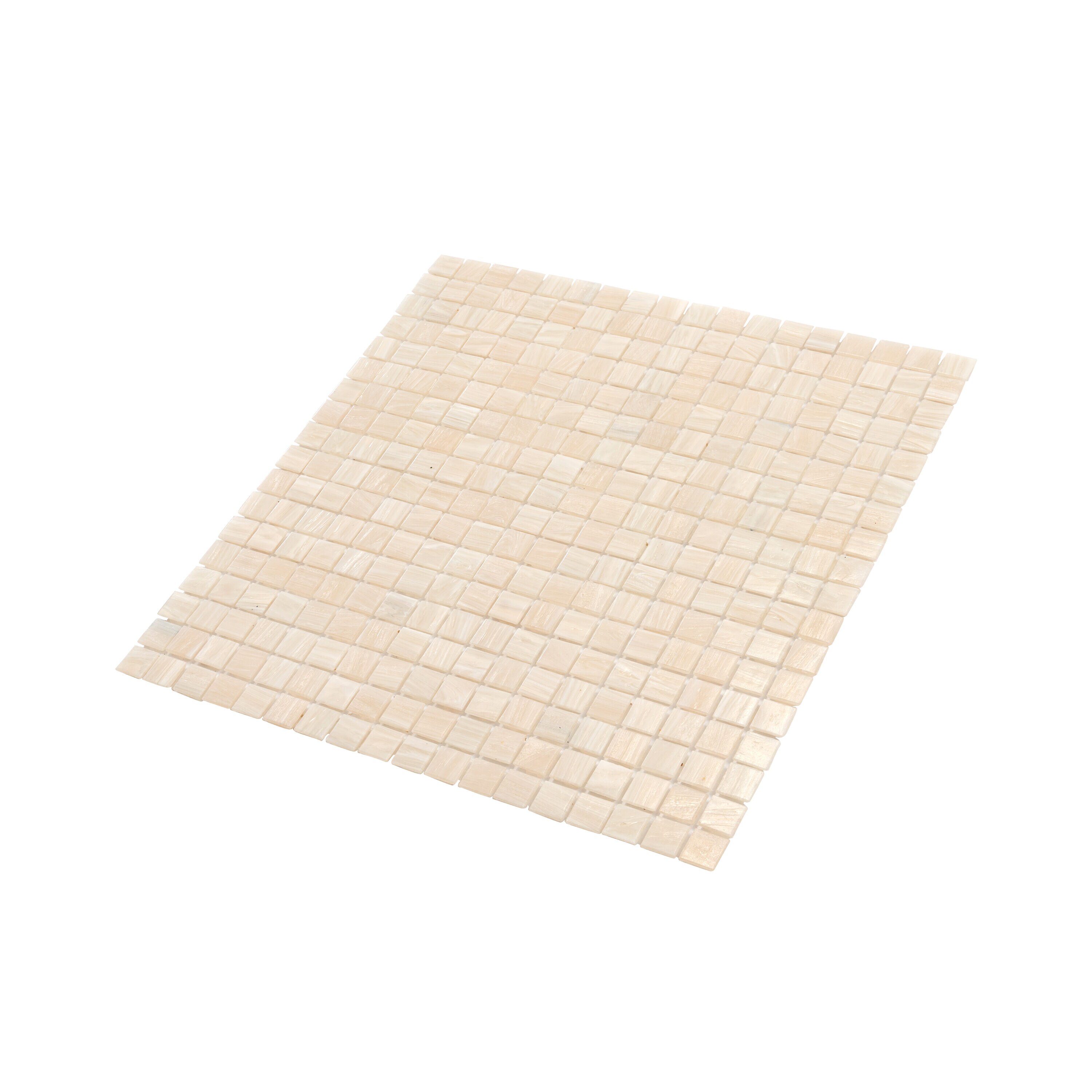 Beige Iridescent Glass Mosaic Tile for Walls and Floors