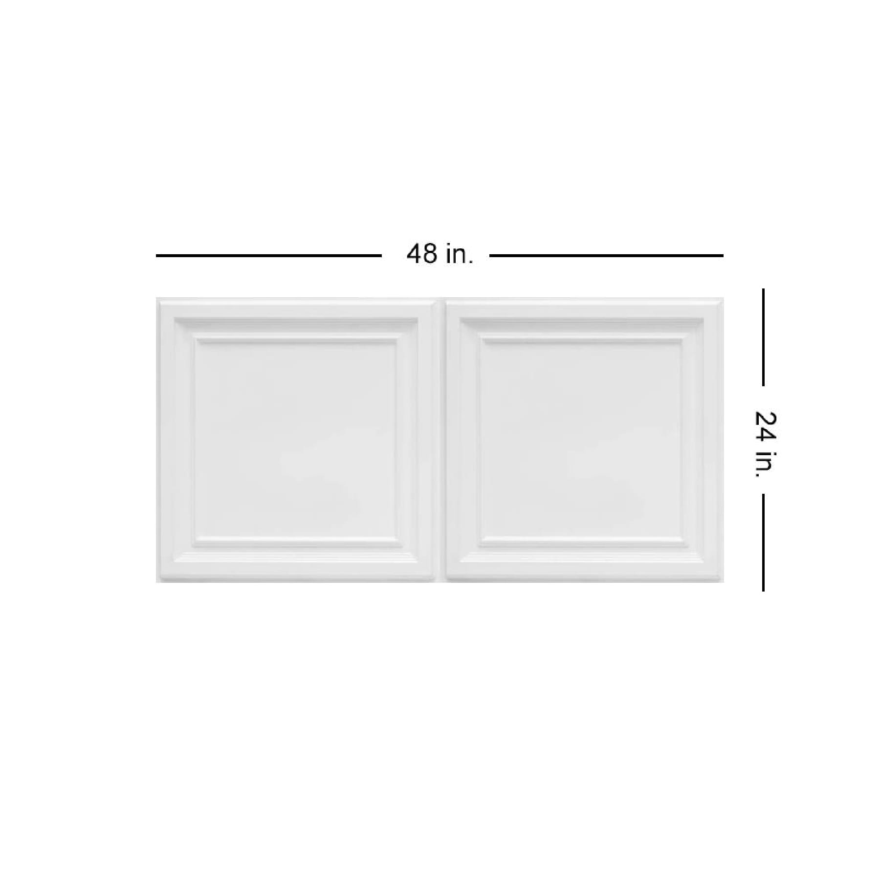 From Plain to Beautiful in Hours 233WM-24X48-10 Ceiling-Tile - View #4