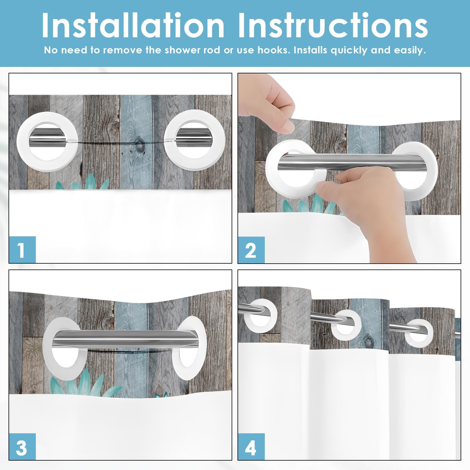 Anqtovp LAN1317S30 Shower-Curtains-Liners - View #2