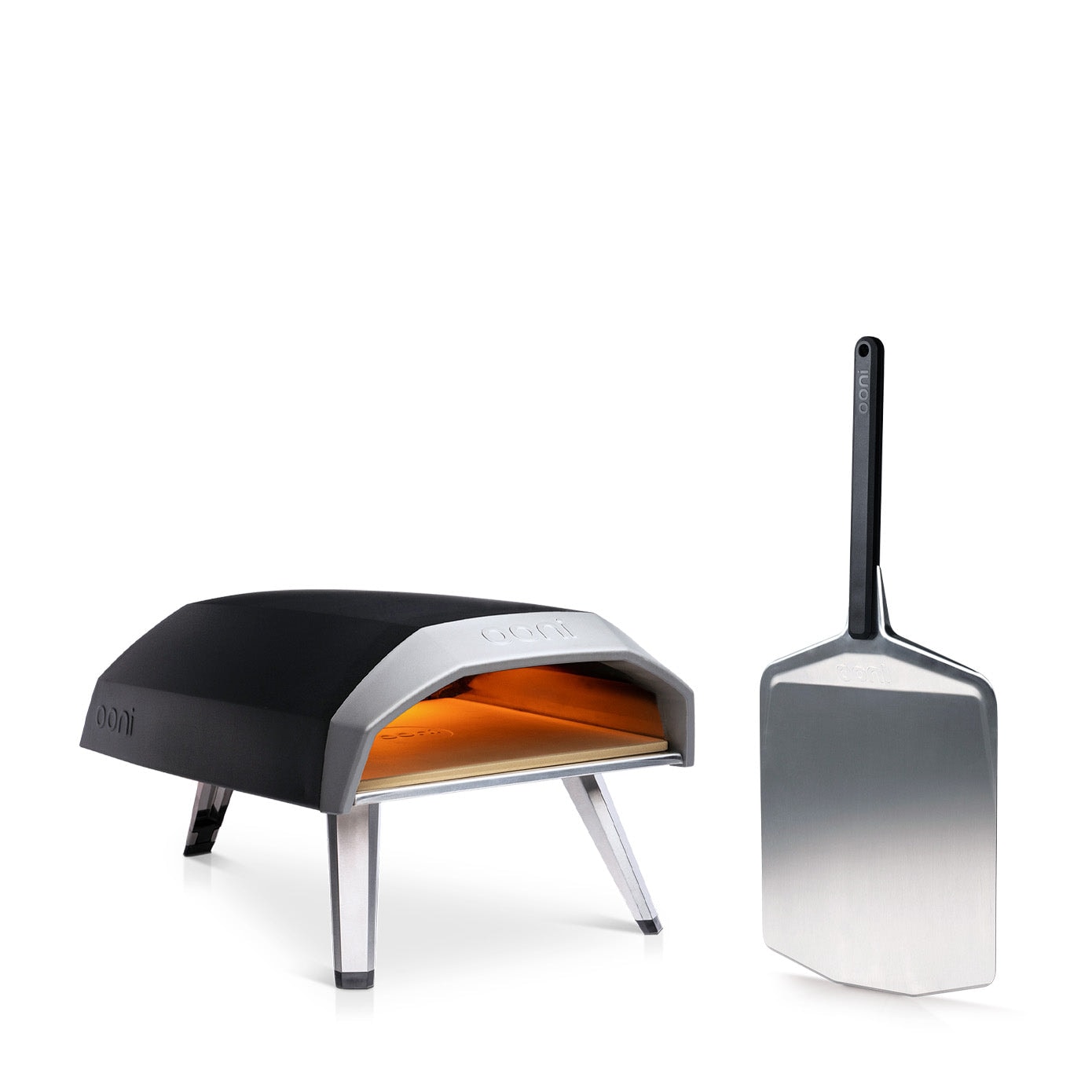 Ooni UU-B00209 Koda 12 and 12-in Pizza Peel Bundle Liquid propane Outdoor Pizza Oven