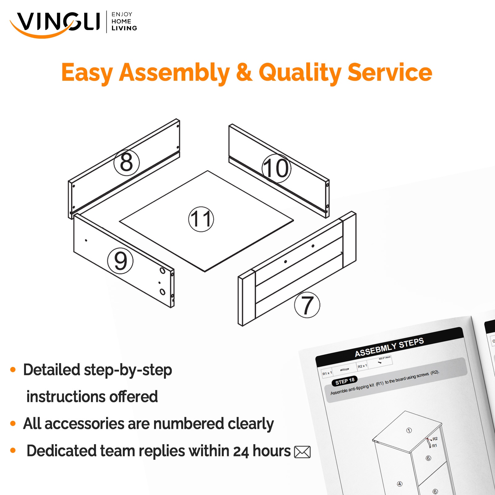 VINGLI LS-G52006502 Filing-Cabinets - View #6