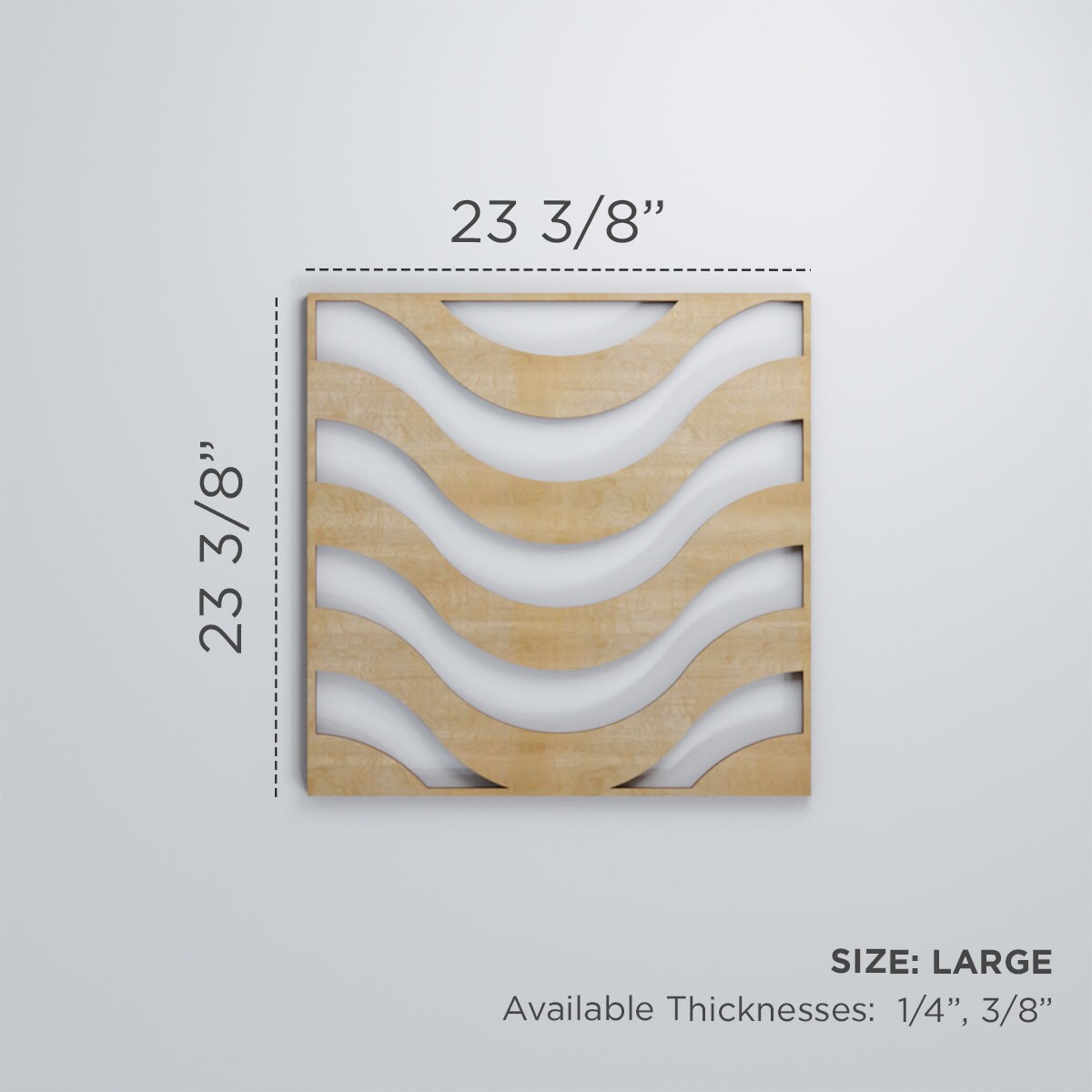 Ekena Millwork WALW24X24X0250PKRBI Wall-Panels - View #3