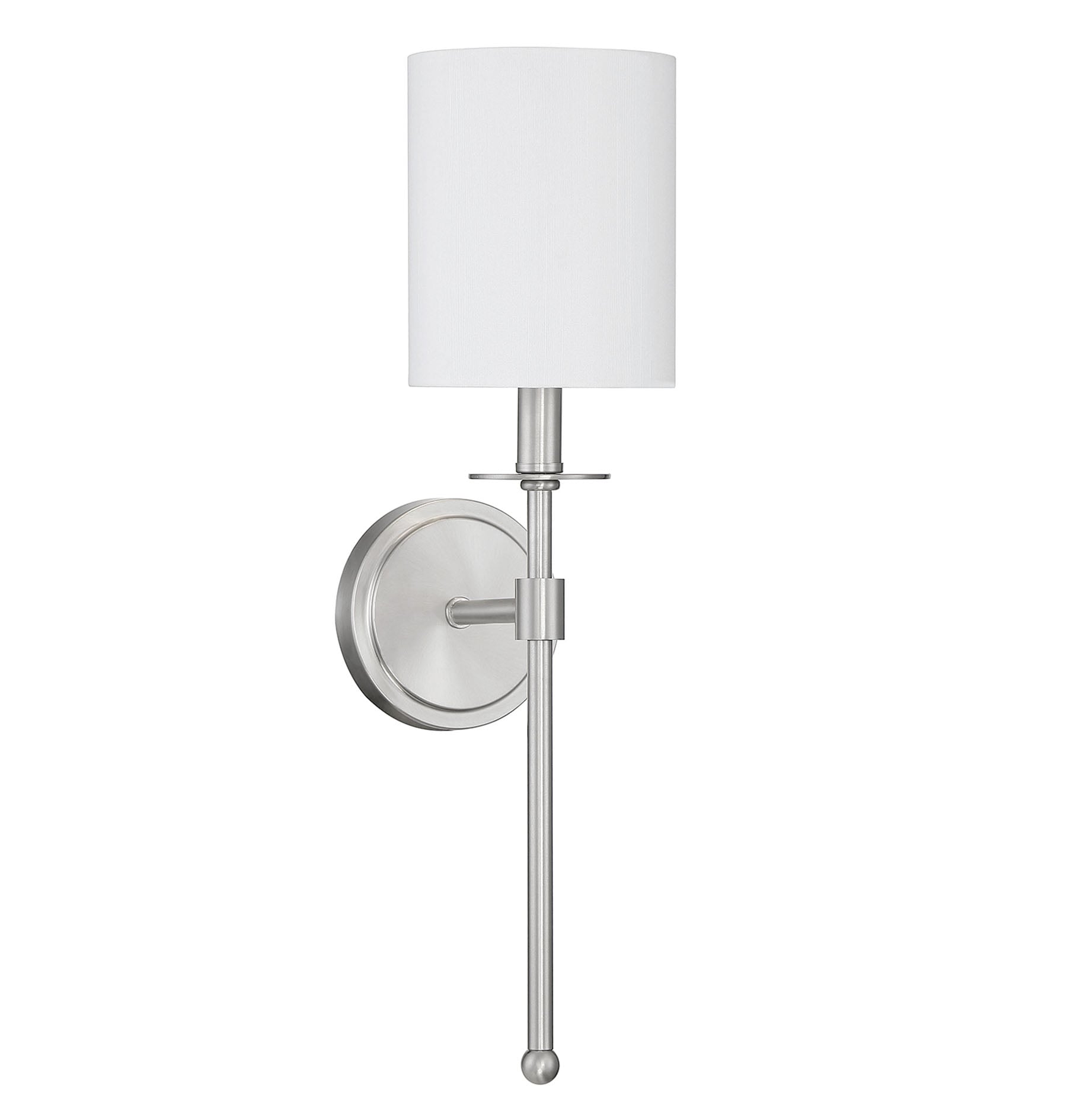 Meridian Lite Trends M90057BN Meridian 5-in W 1 -Light Brushed Nickel Wall Sconce