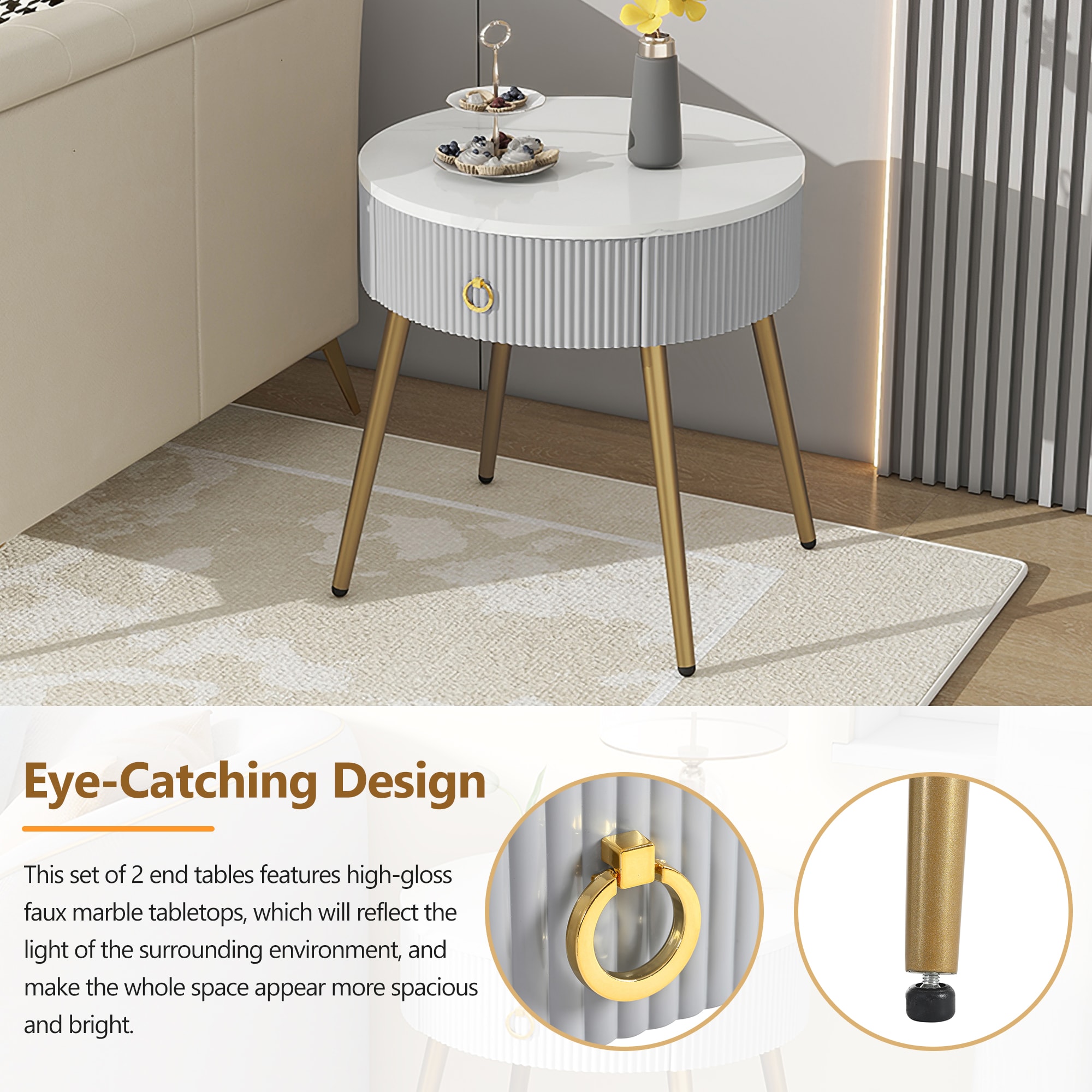 ModernLuxe N721P173248E Coffee-Tables - View #4