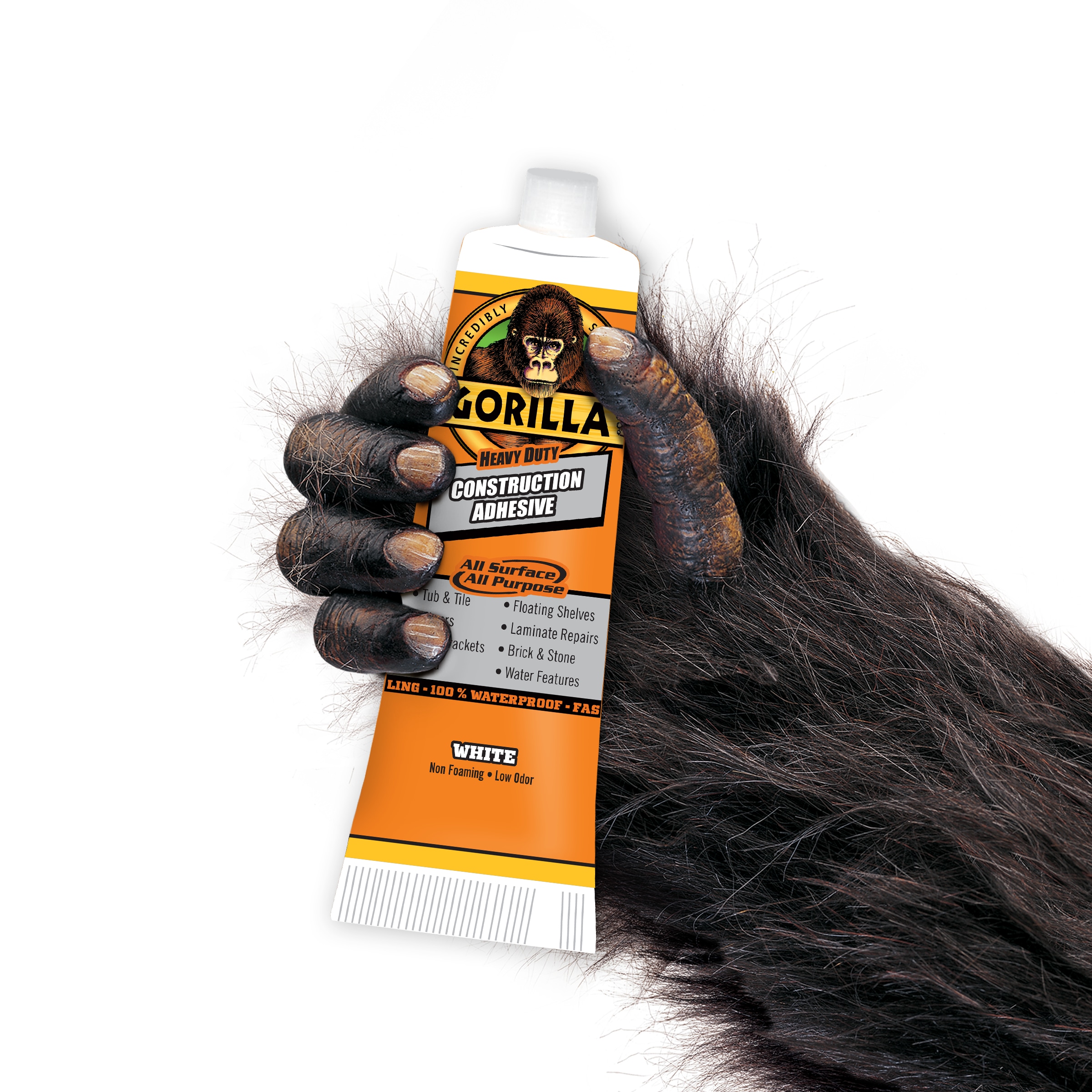 Gorilla Fabric Glue High Strength Adhesive Waterproof Clear, 2.5 fl oz, 2 Pack