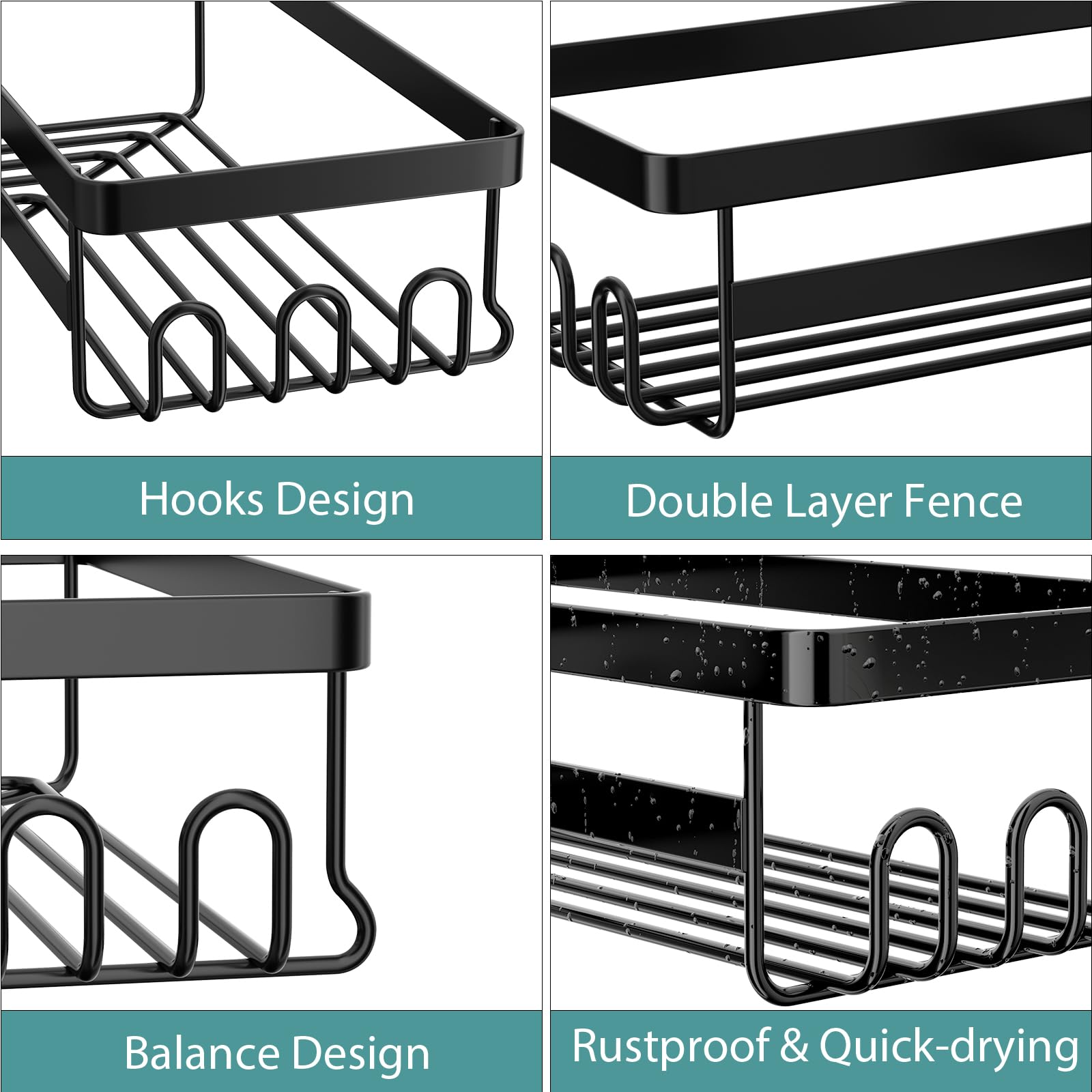 Misopily LMS1224B37 Bathroom-Shelves - View #3