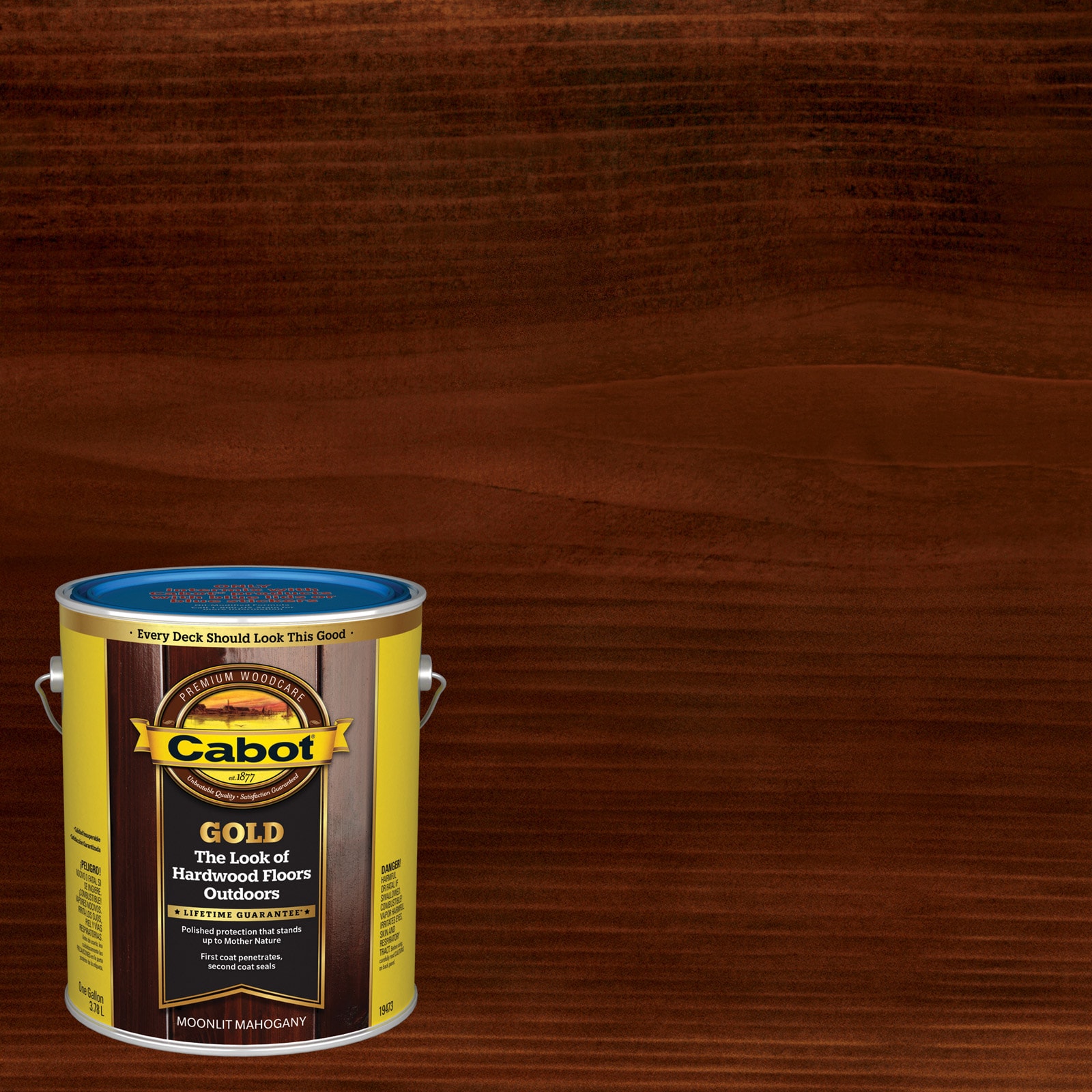 Cabot Evergreen Semi-transparent Exterior Wood Stain and Sealer (1-Gallon)  in the Exterior Stains department at