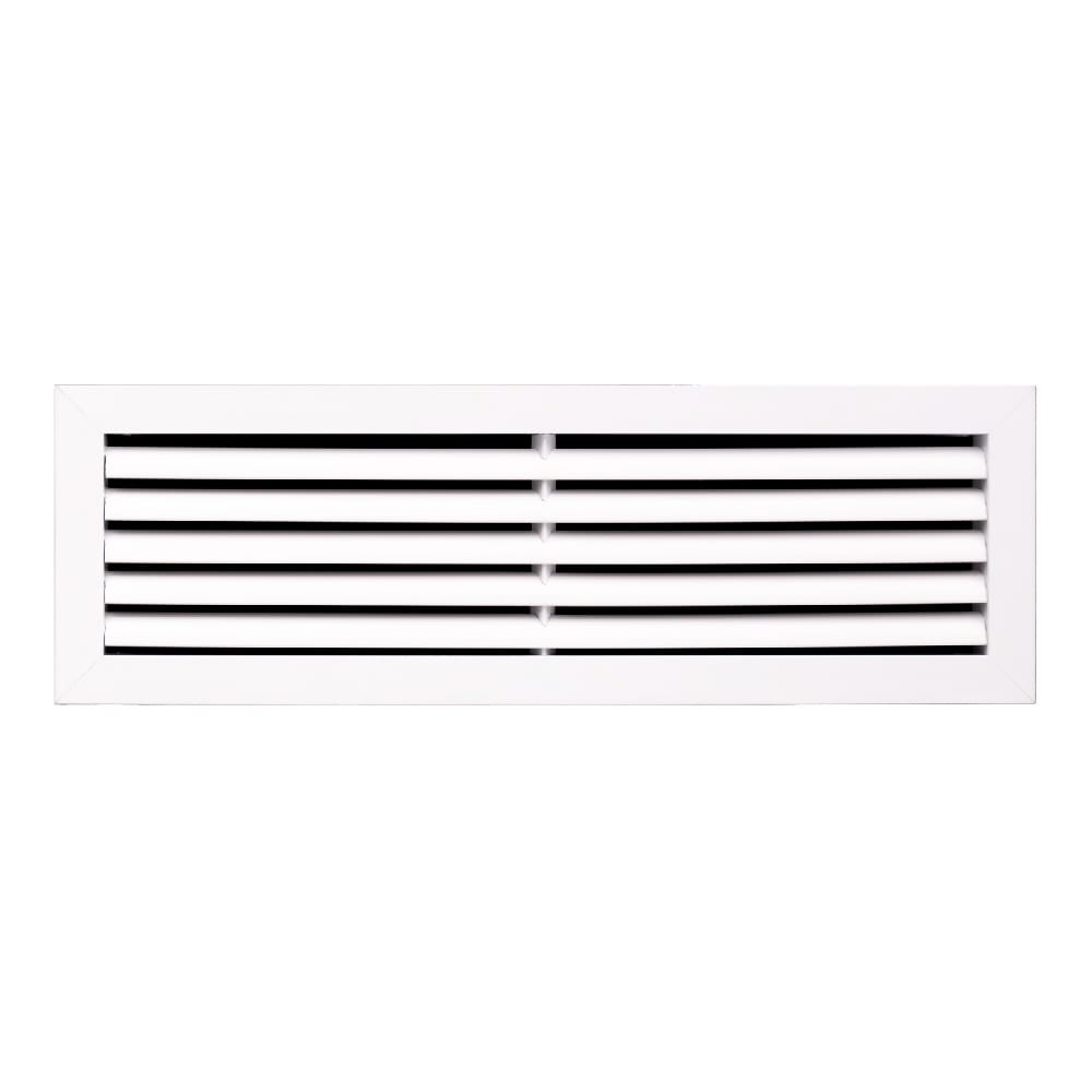 ACLaminaire L-RA 22X6 6-in x 22-in Aluminum White Sidewall/Ceiling Grille