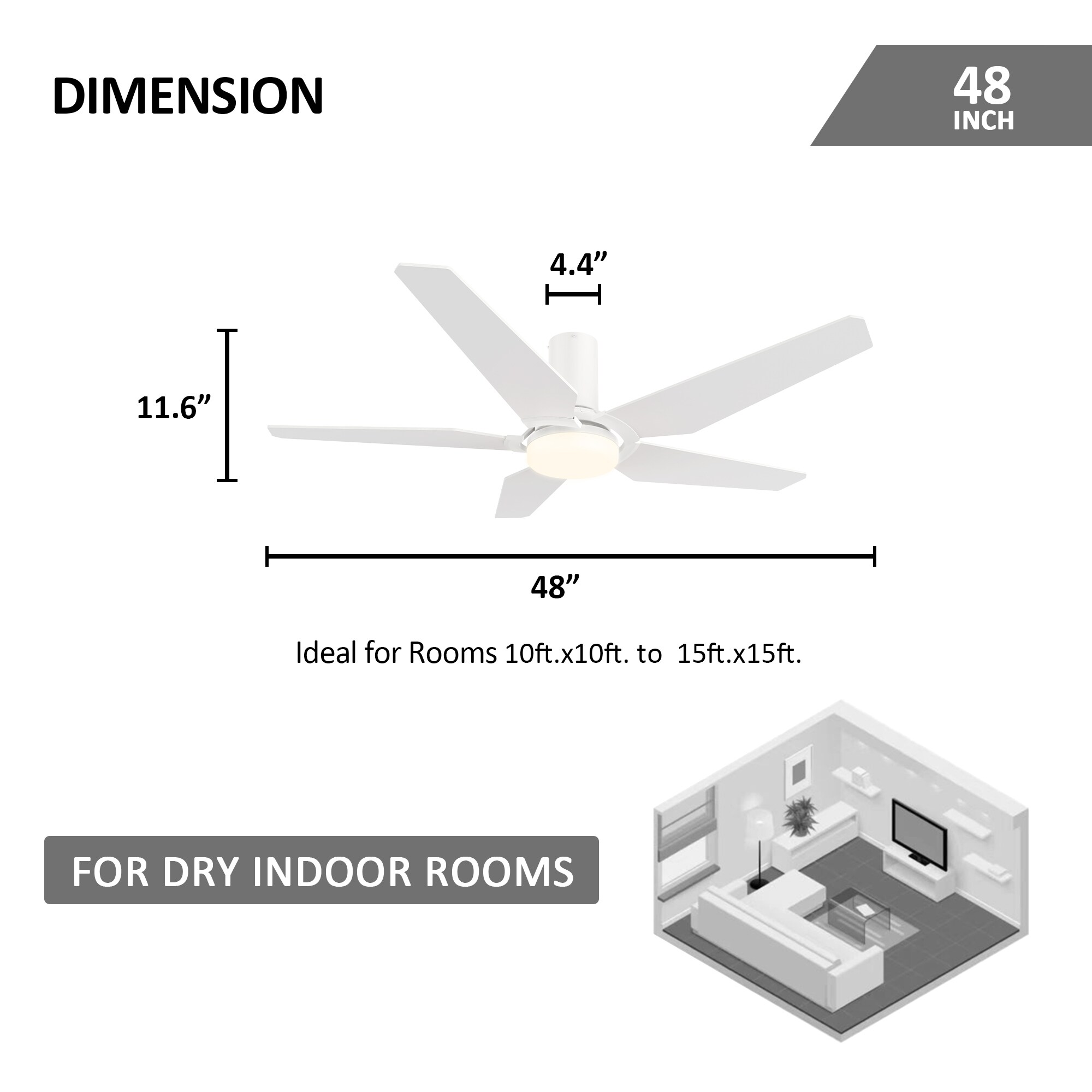 CARRO USA LCFR485B-L21-W1-1-FM Ceiling-Fans - View #9