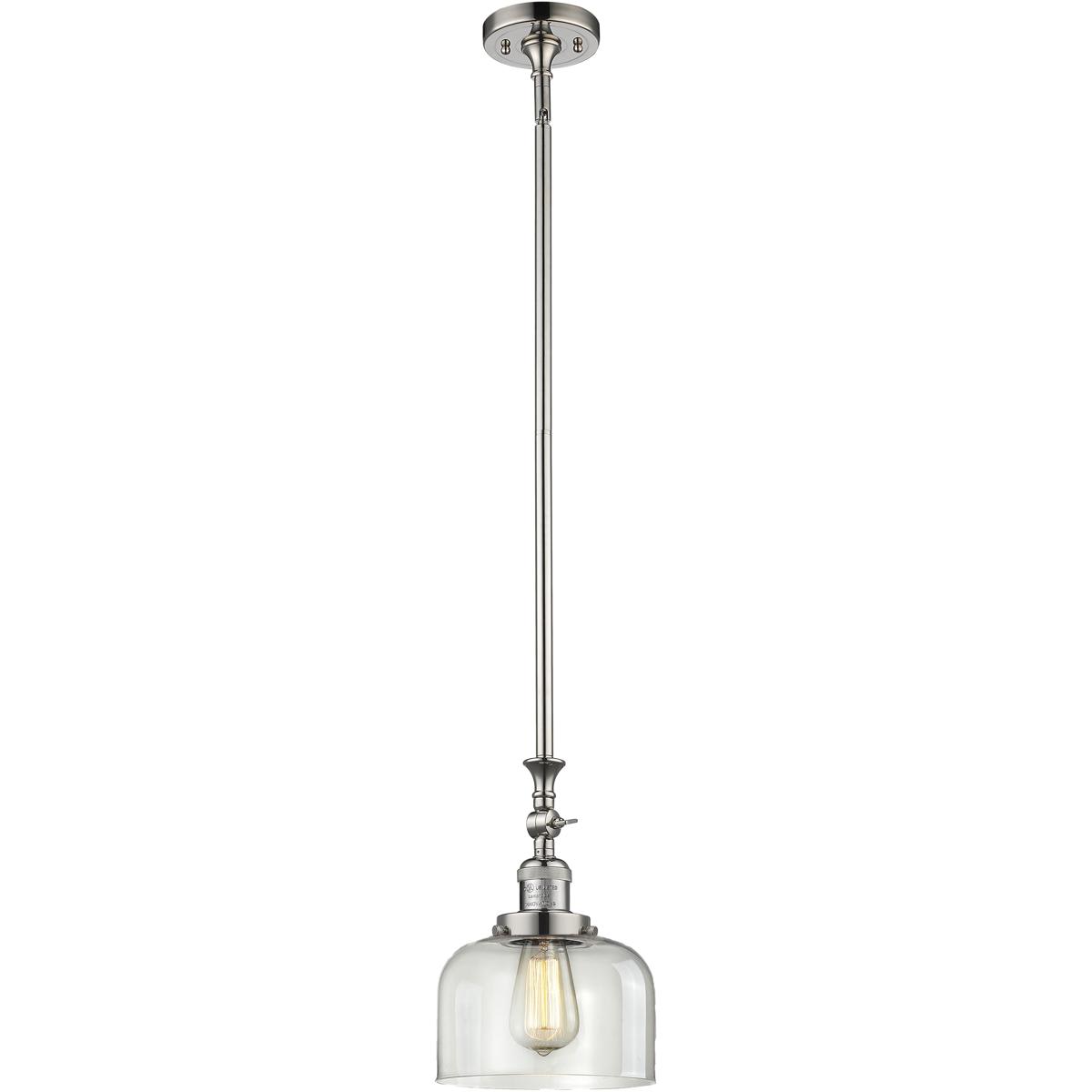 Innovations Lighting 1358168 206-PN-G72-LED Franklin Restoration Bell Mini Pendant