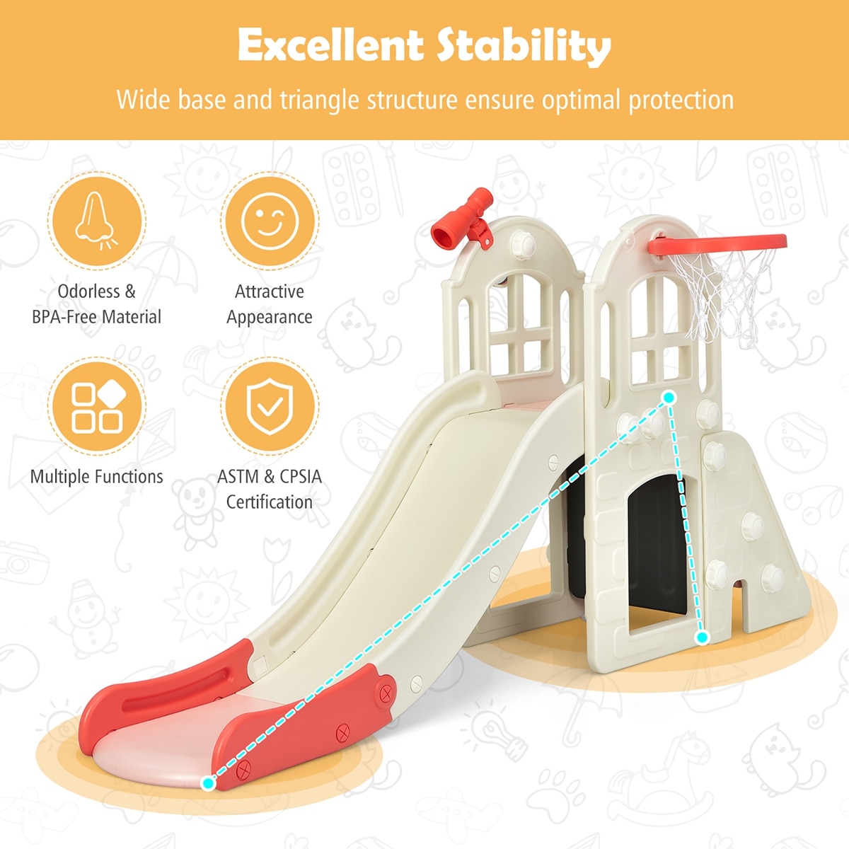 Costway CSHY000646 Commercial-Playsets - View #5