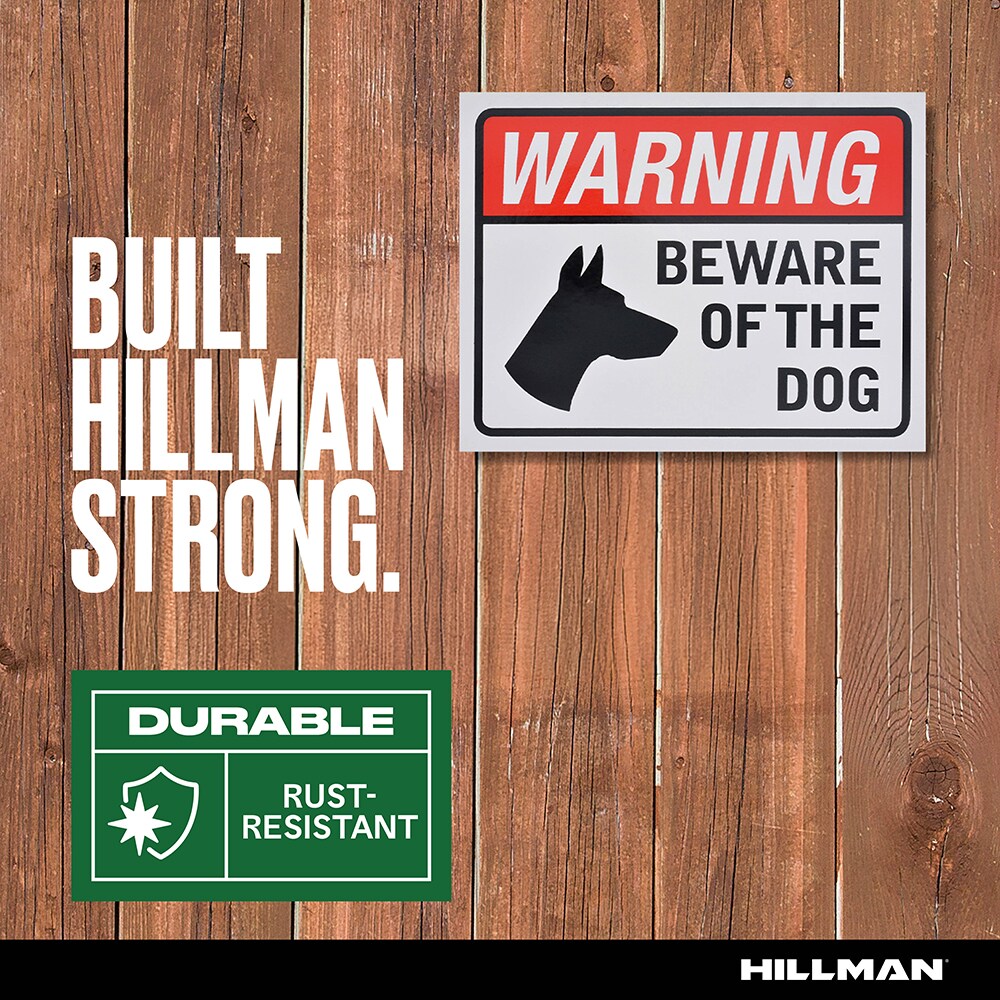 Hillman 4-in x 6-in Vinyl Pet Sign 843349 at Lowes.com