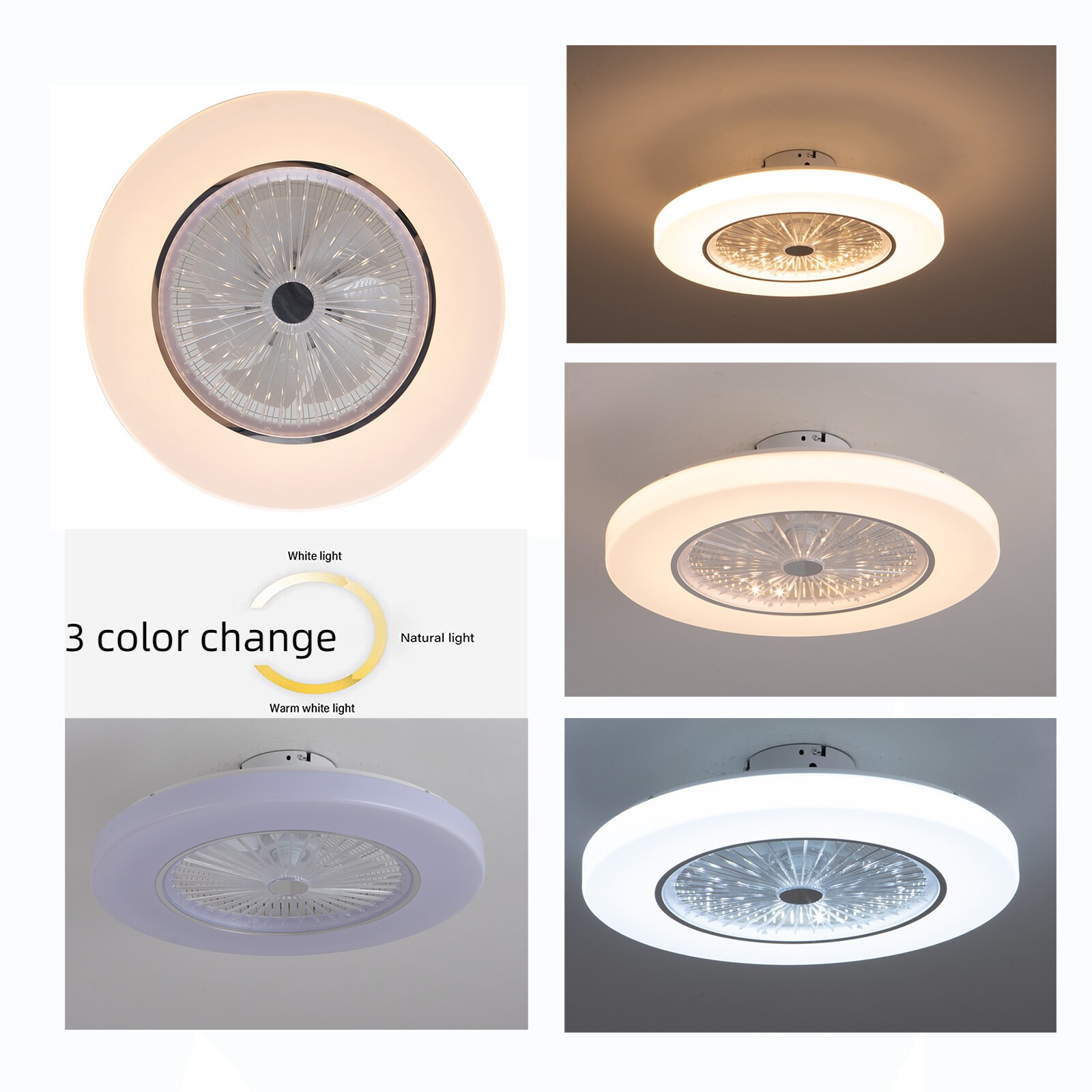 Oukaning HG-HCX-2246-US-BT Ceiling-Fans - View #2