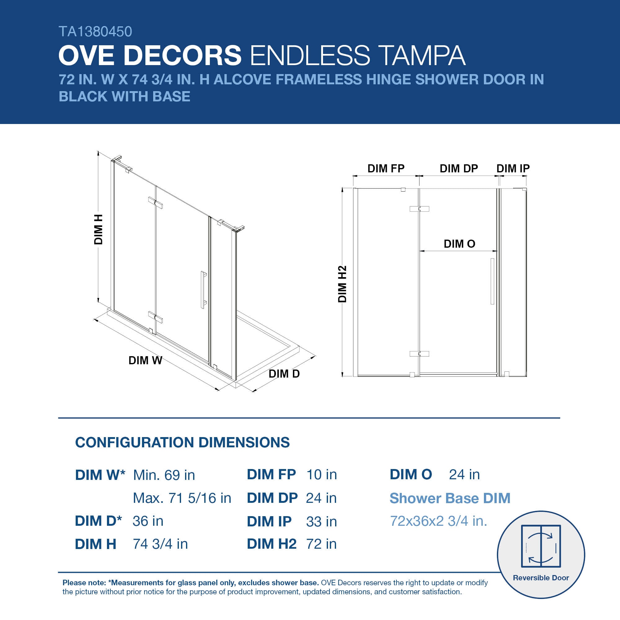 OVE Decors 828796061971 Alcove-Shower-Kit - View #2