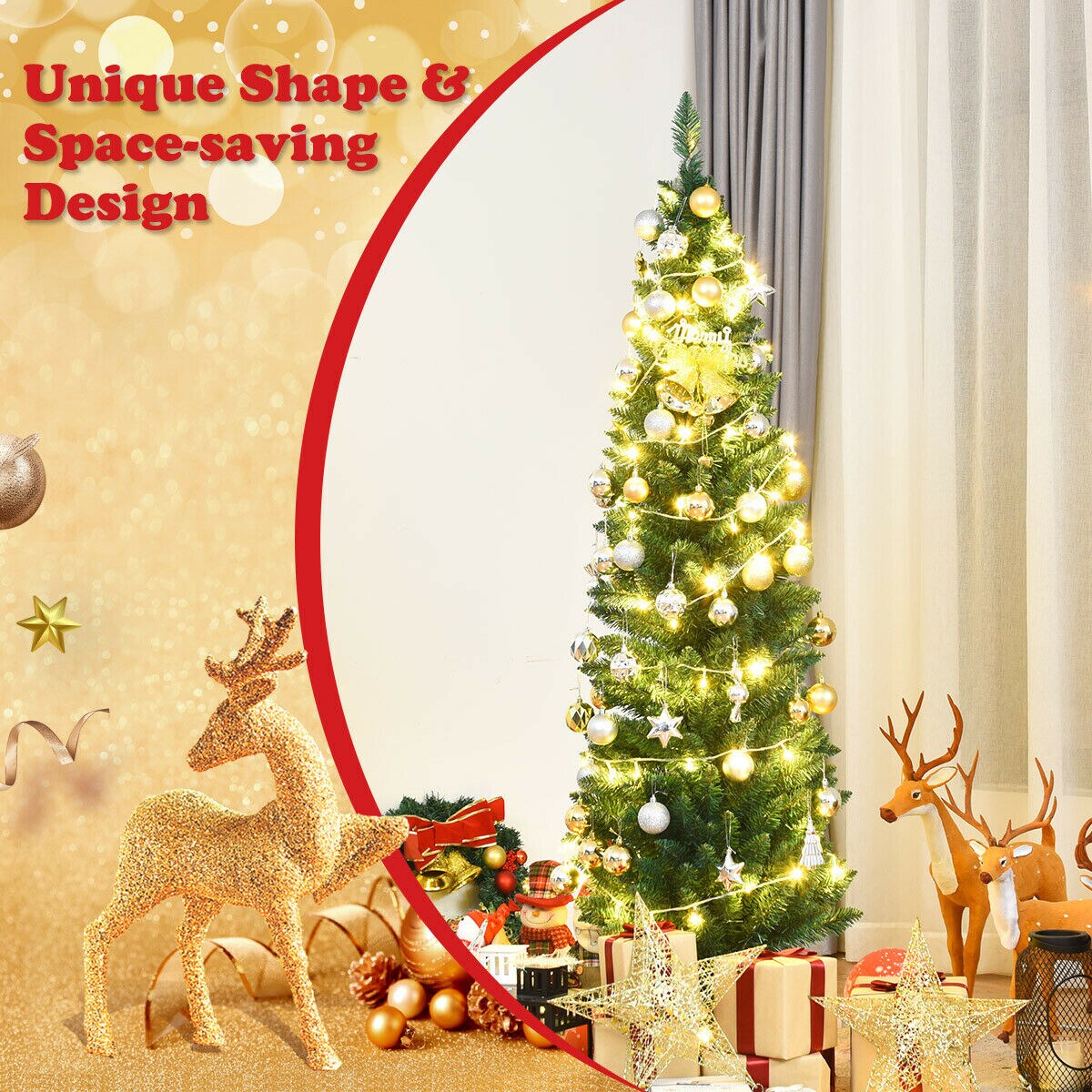 Forclover ALHY-654CM Artificial-Christmas-Trees - View #3