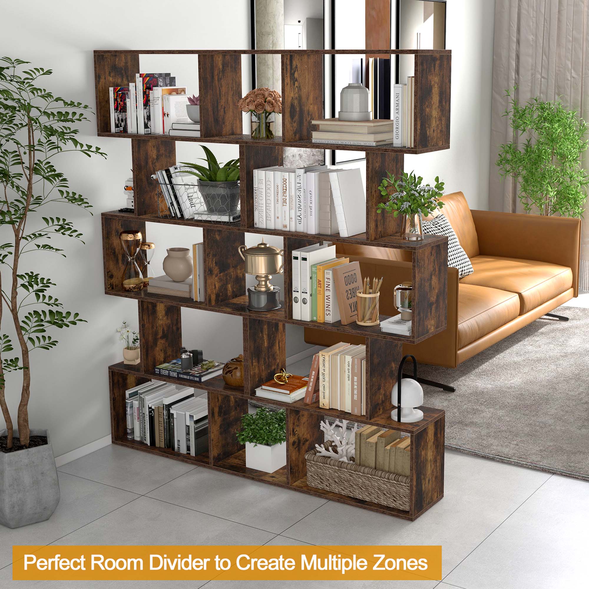 Costway CB10554CF bookcases - View #6