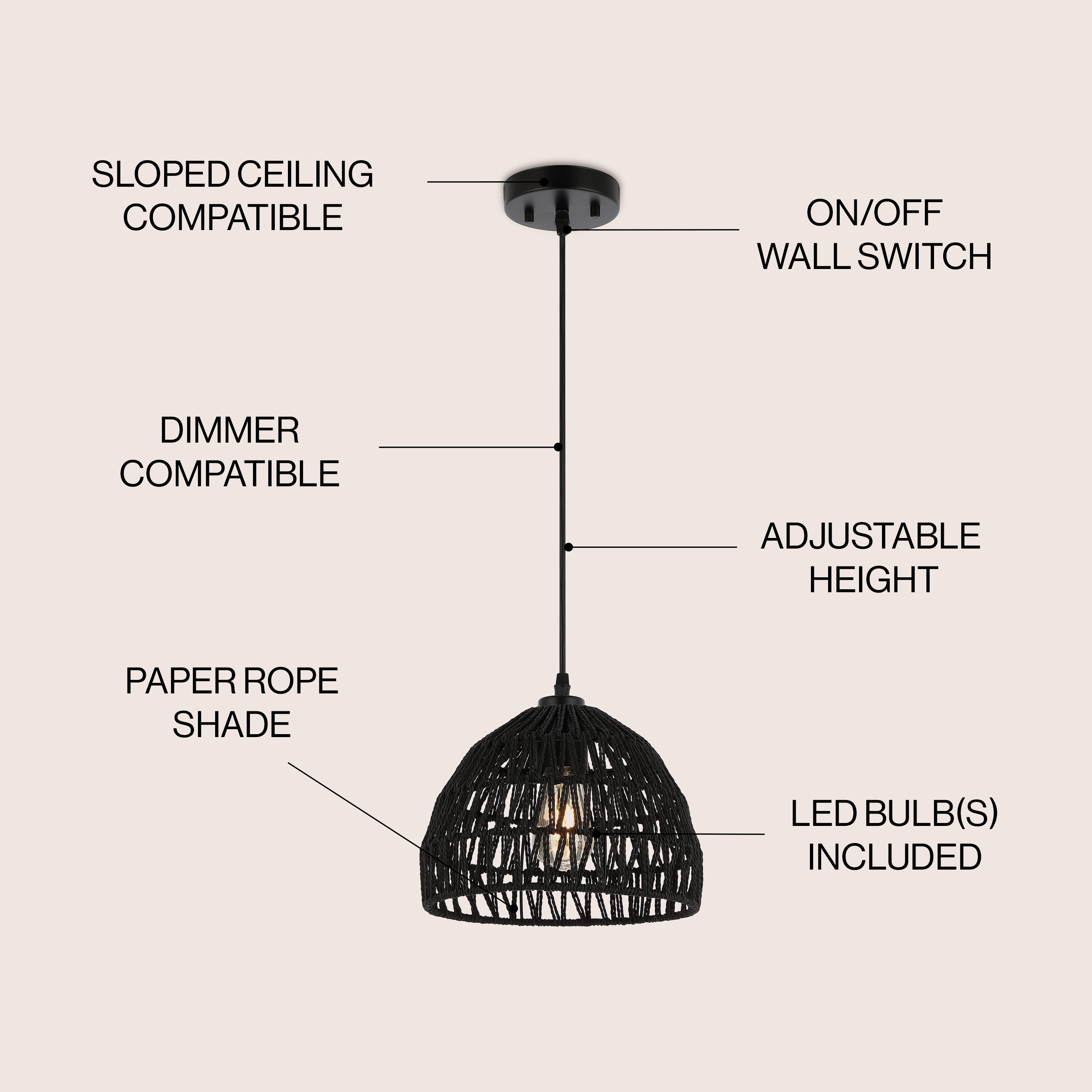 JONATHAN  Y JYL6513B Pendant-Lights - View #3