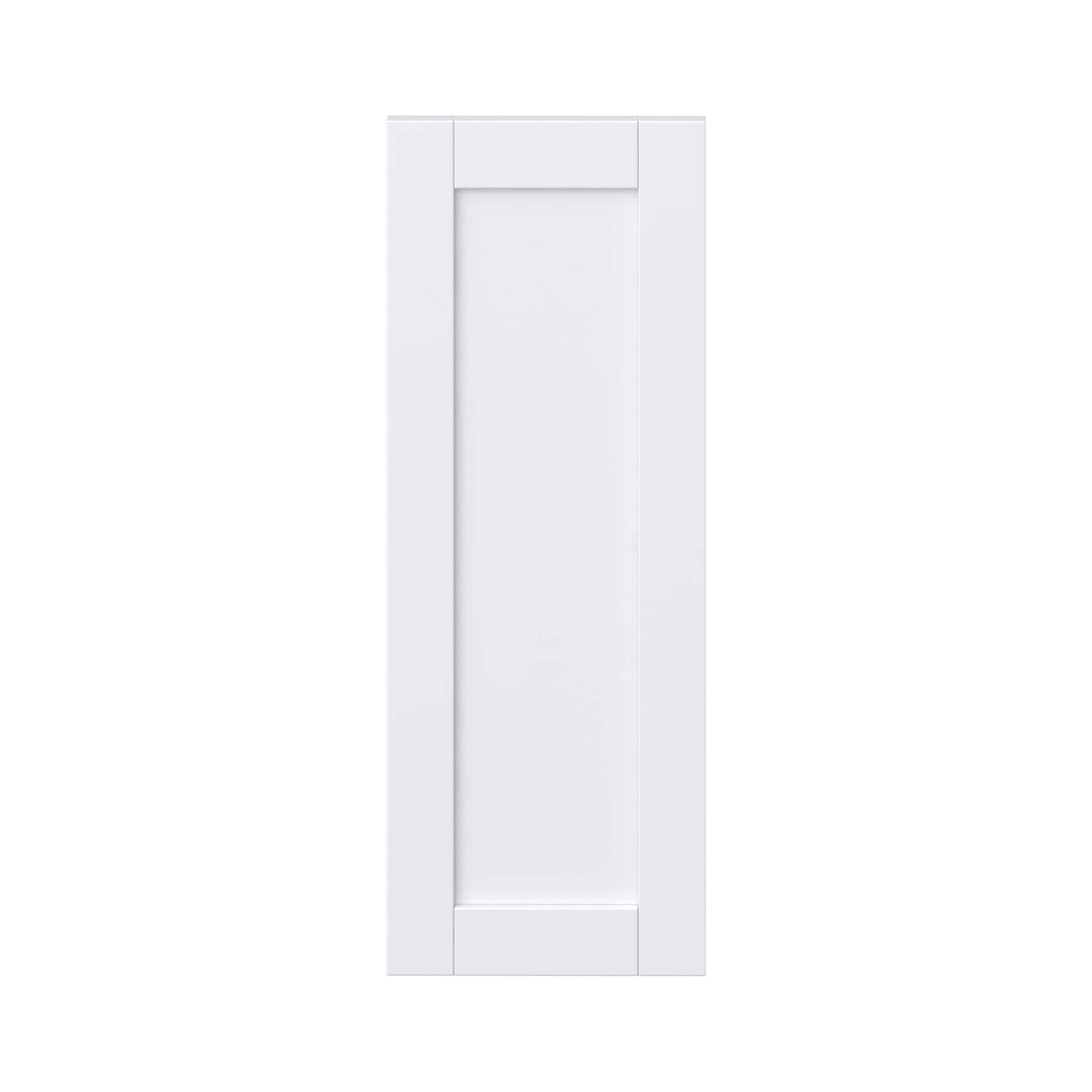 Hugo&Borg DSDR1335-RM Rosemont 13-in W x 35-in H Glacier White Laminate Shaker Wall cabinet door (Fits 15-in wall box )