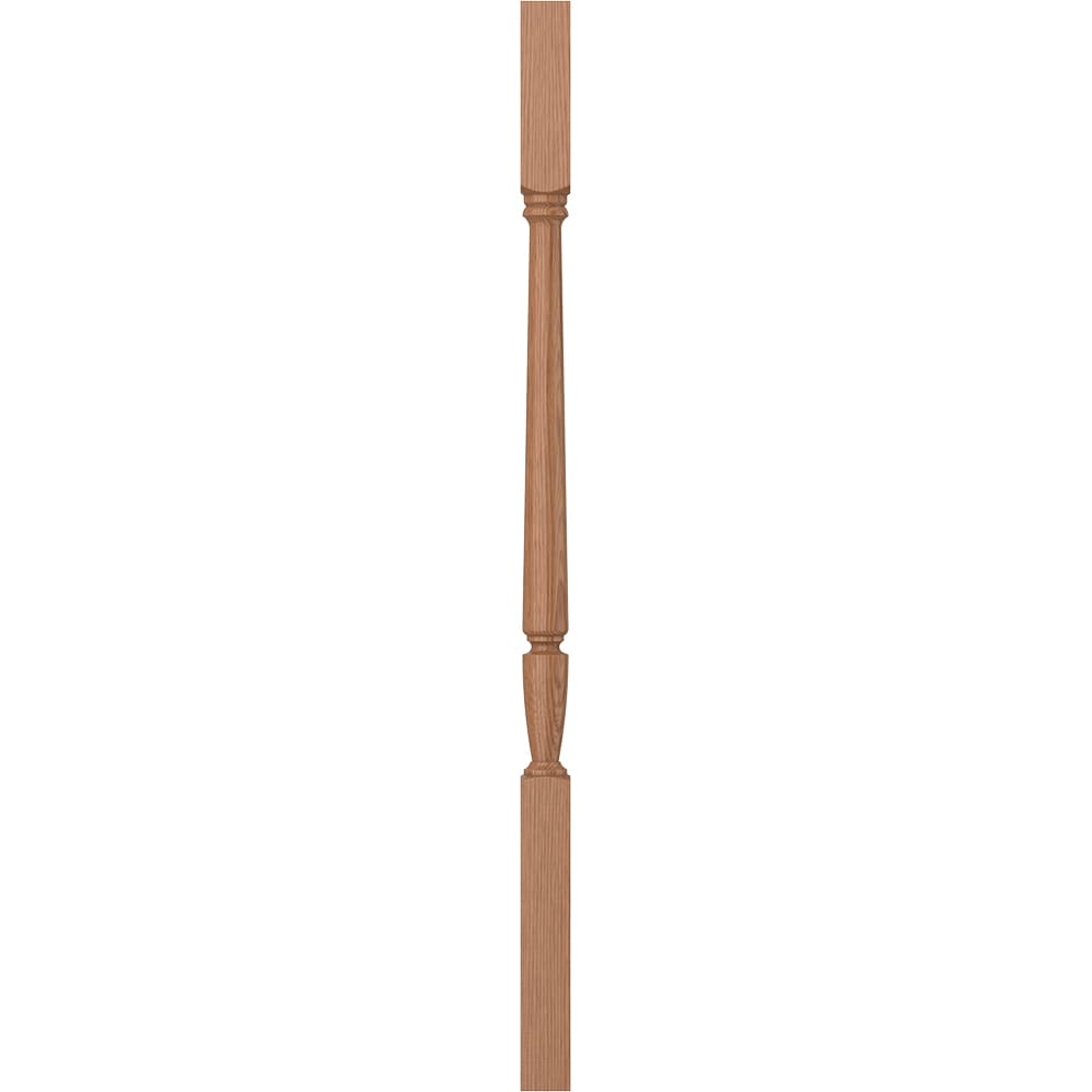 L.J. Smith Stair Systems LJP-2005-WO 38 38-in x 1.75-in Unfinished White Oak Square Top Stair Baluster