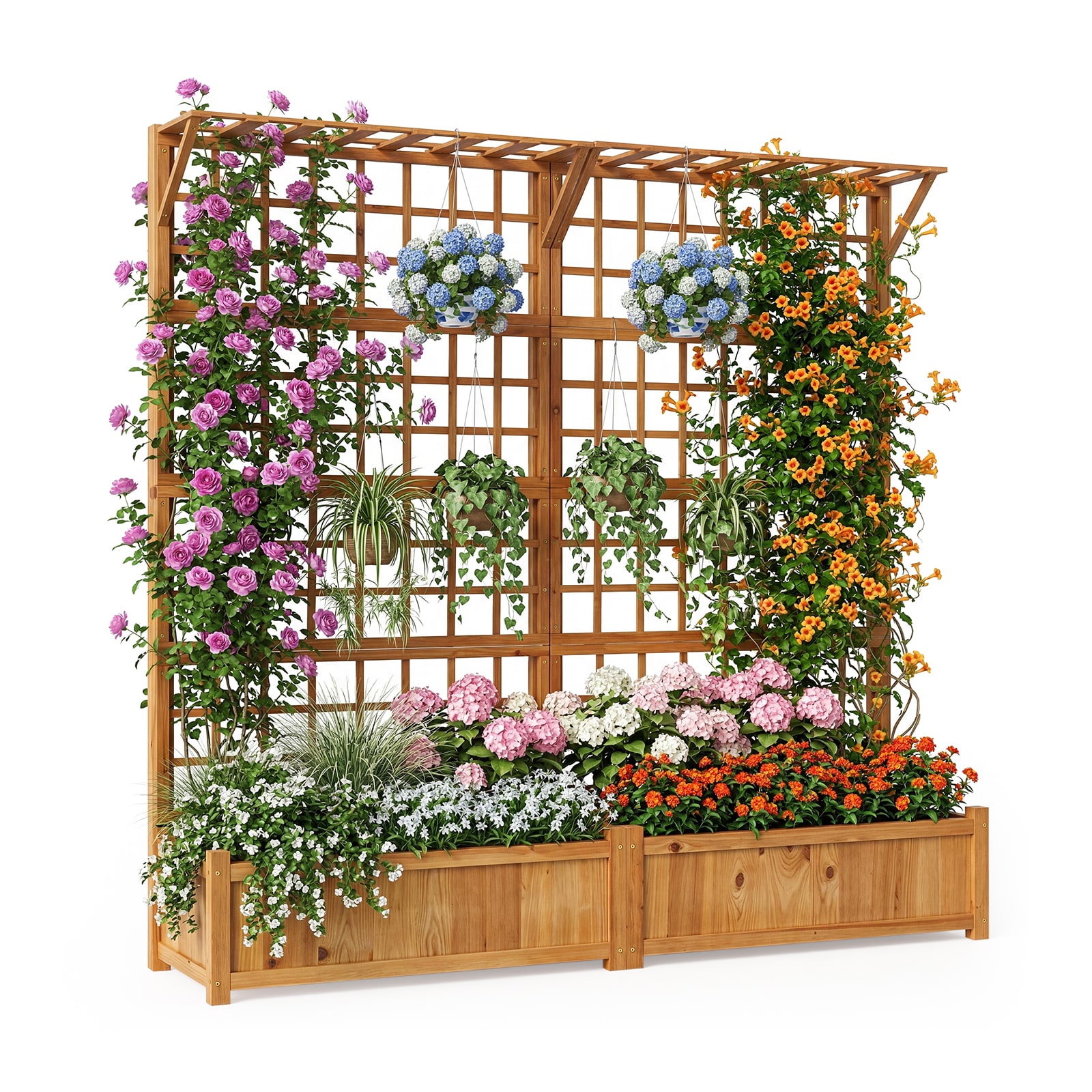 idealhouse-71-in-wood-raised-garden-bed-with-trellis-hanging-roof